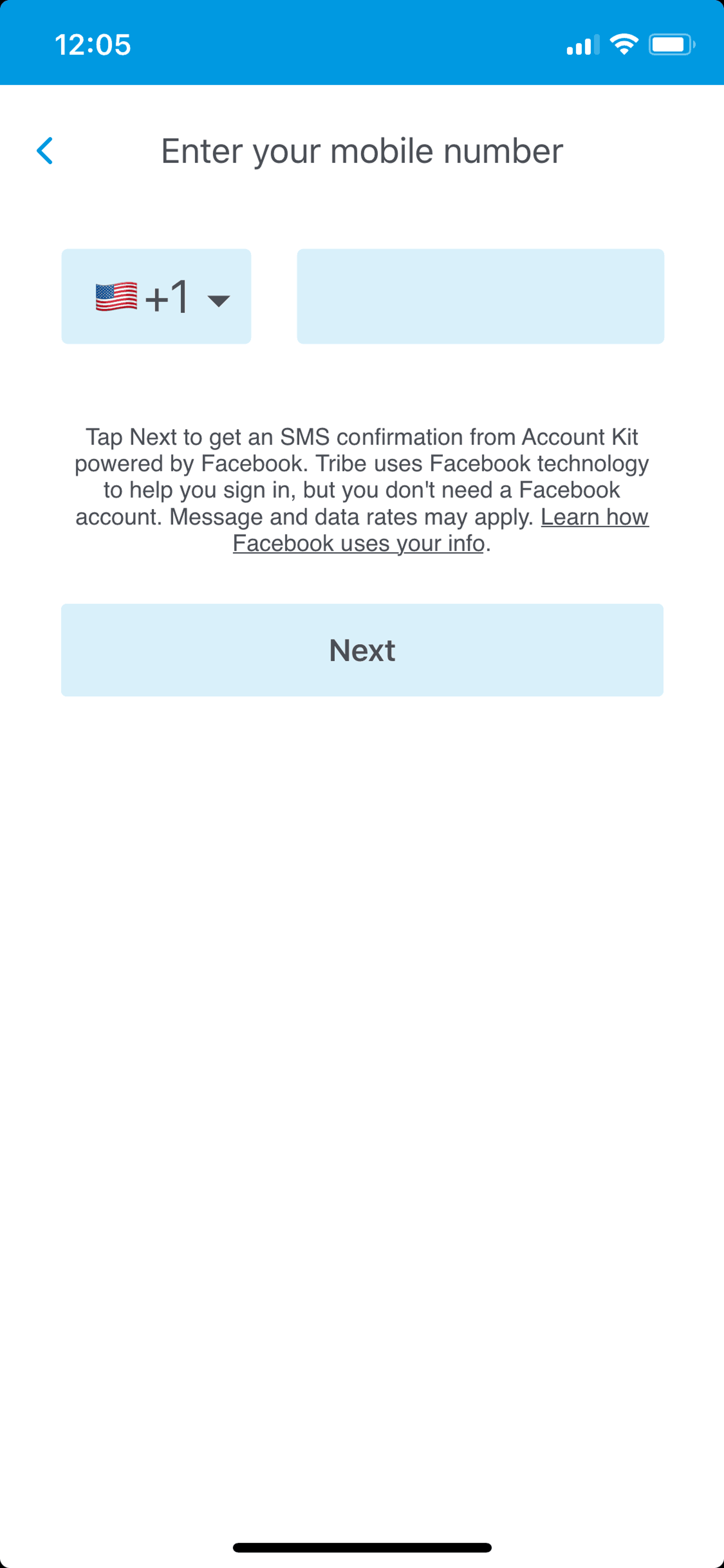 Tribe iOS Social Networking interface screenshot 3