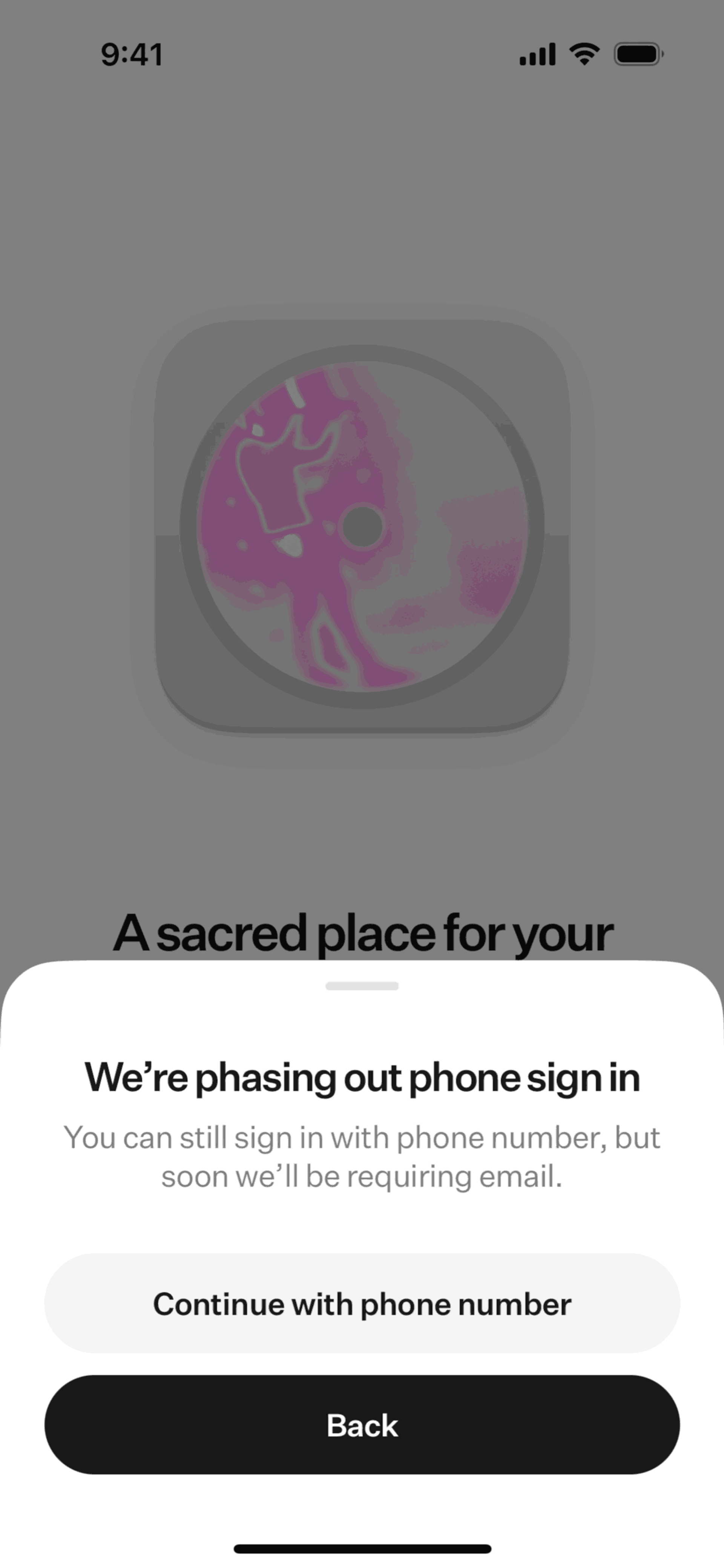 [untitled] iOS Music & Audio interface screenshot 2