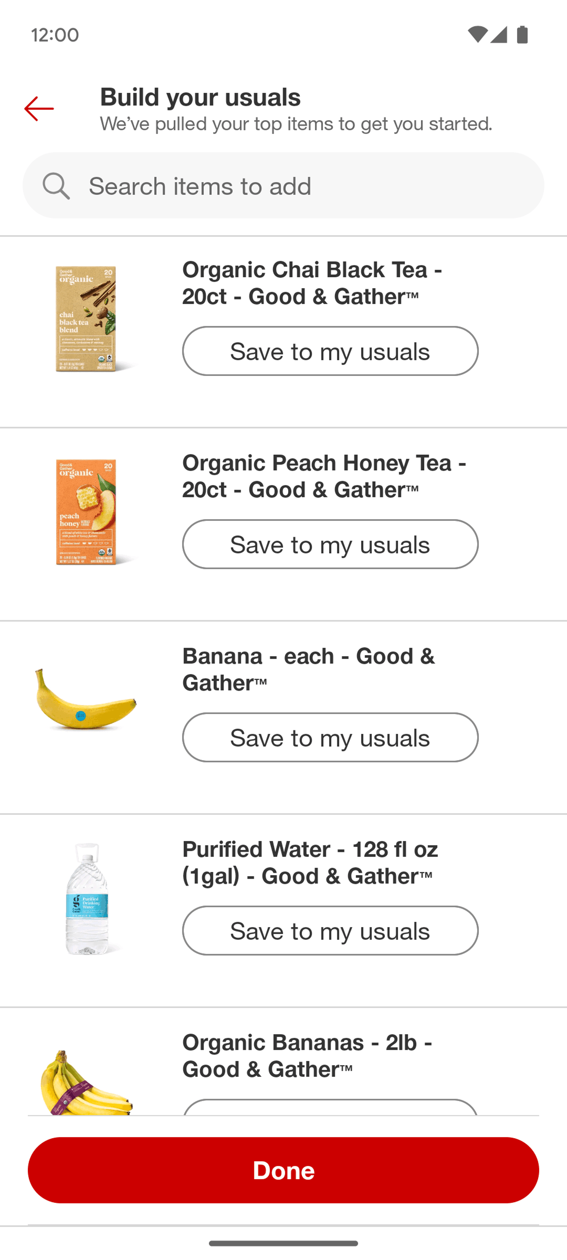 Target Android Shopping interface screenshot 8