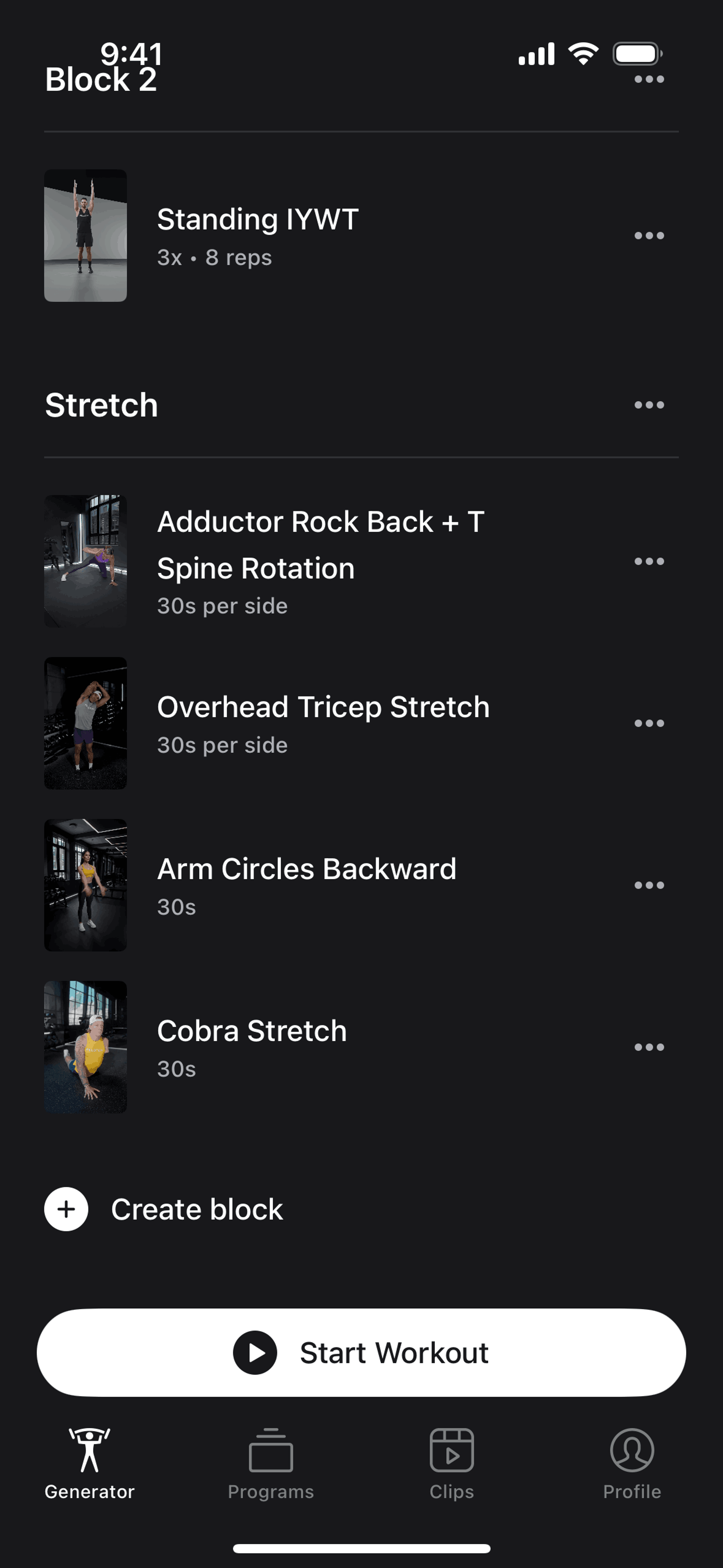 Peloton Strength+ iOS Health & Fitness interface screenshot 23