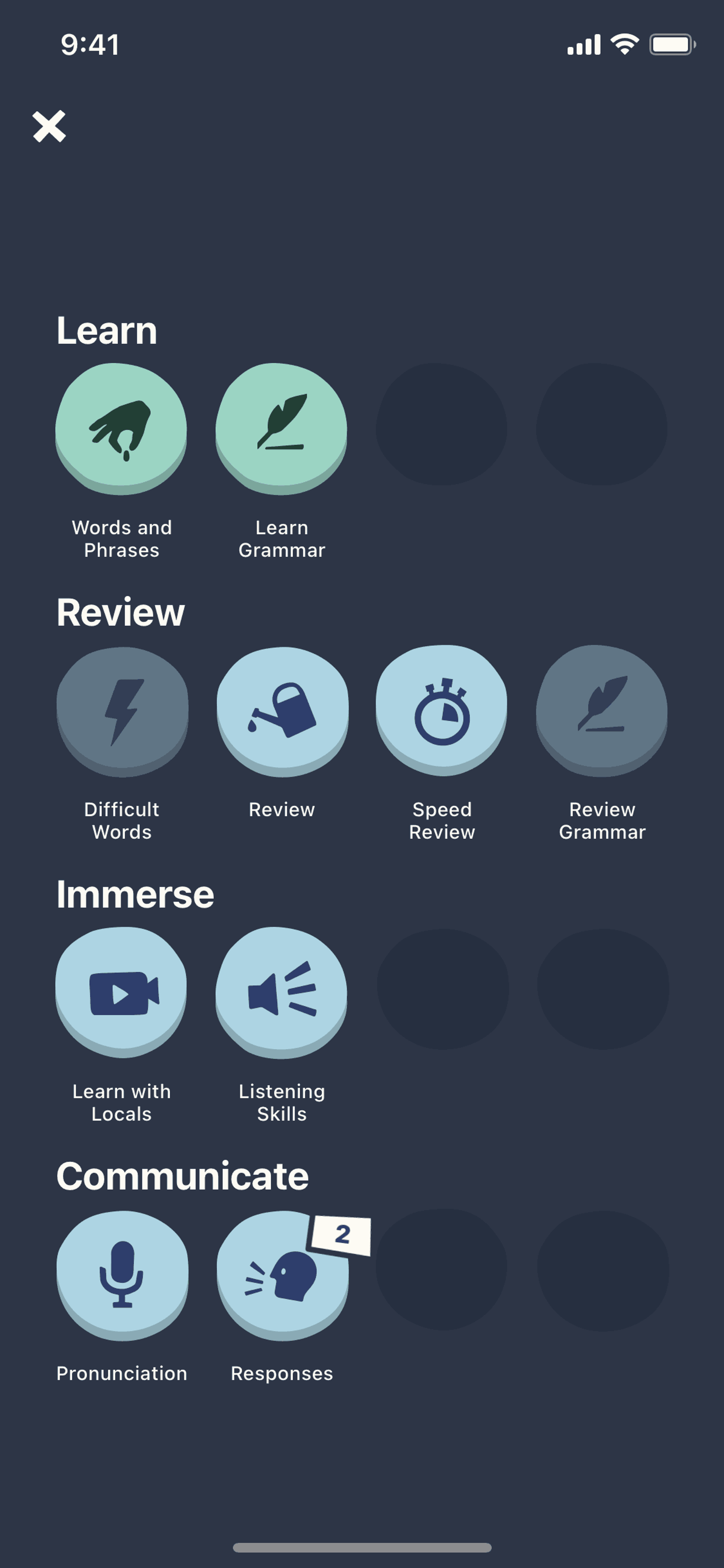 Memrise iOS Education interface screenshot 8