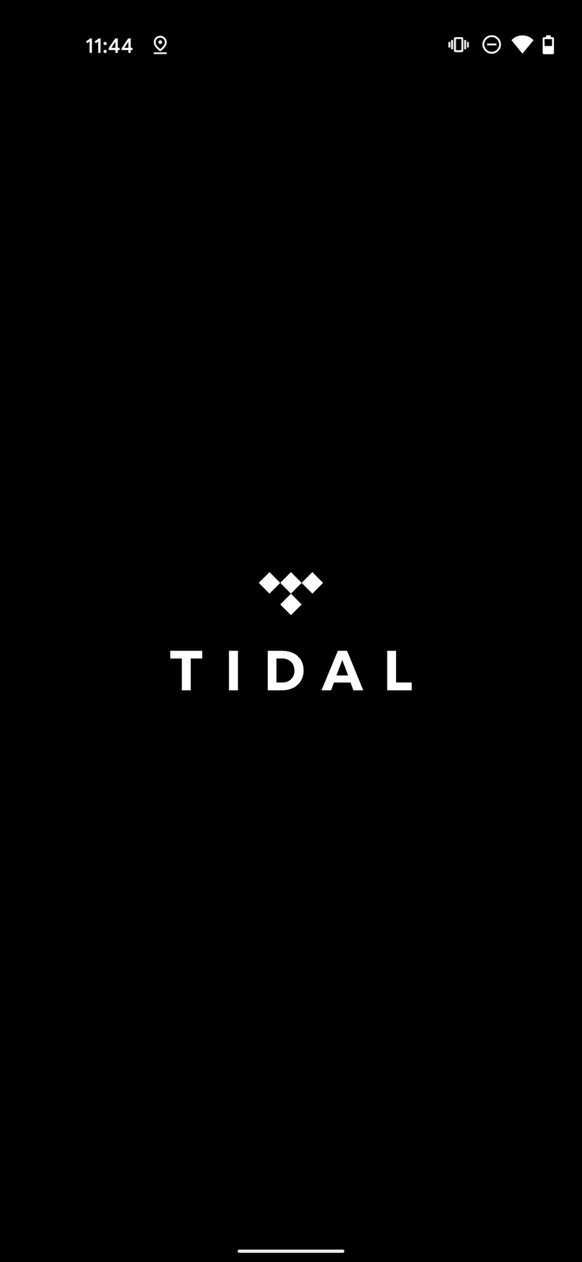 TIDAL Android Music & Audio interface screenshot 1