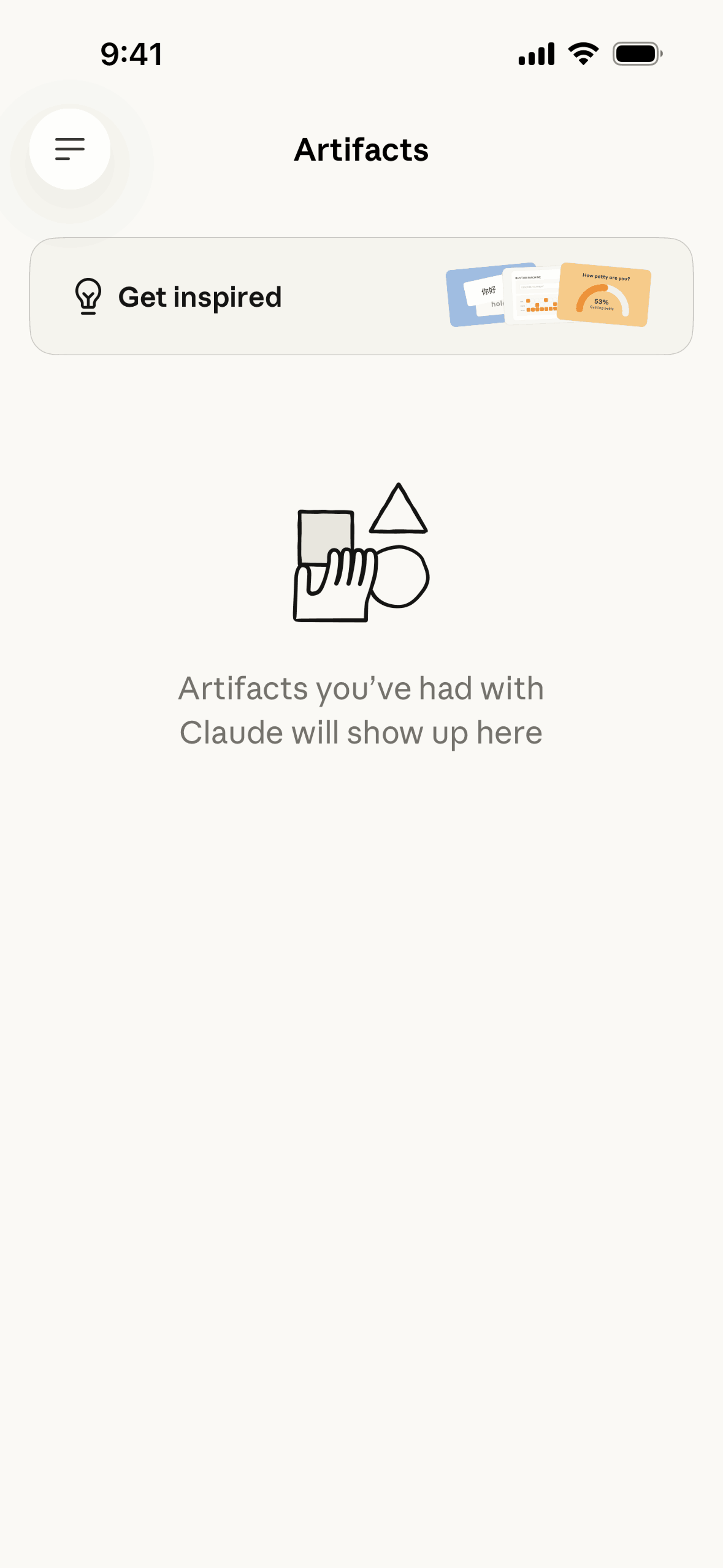 Claude iOS AI interface screenshot 23