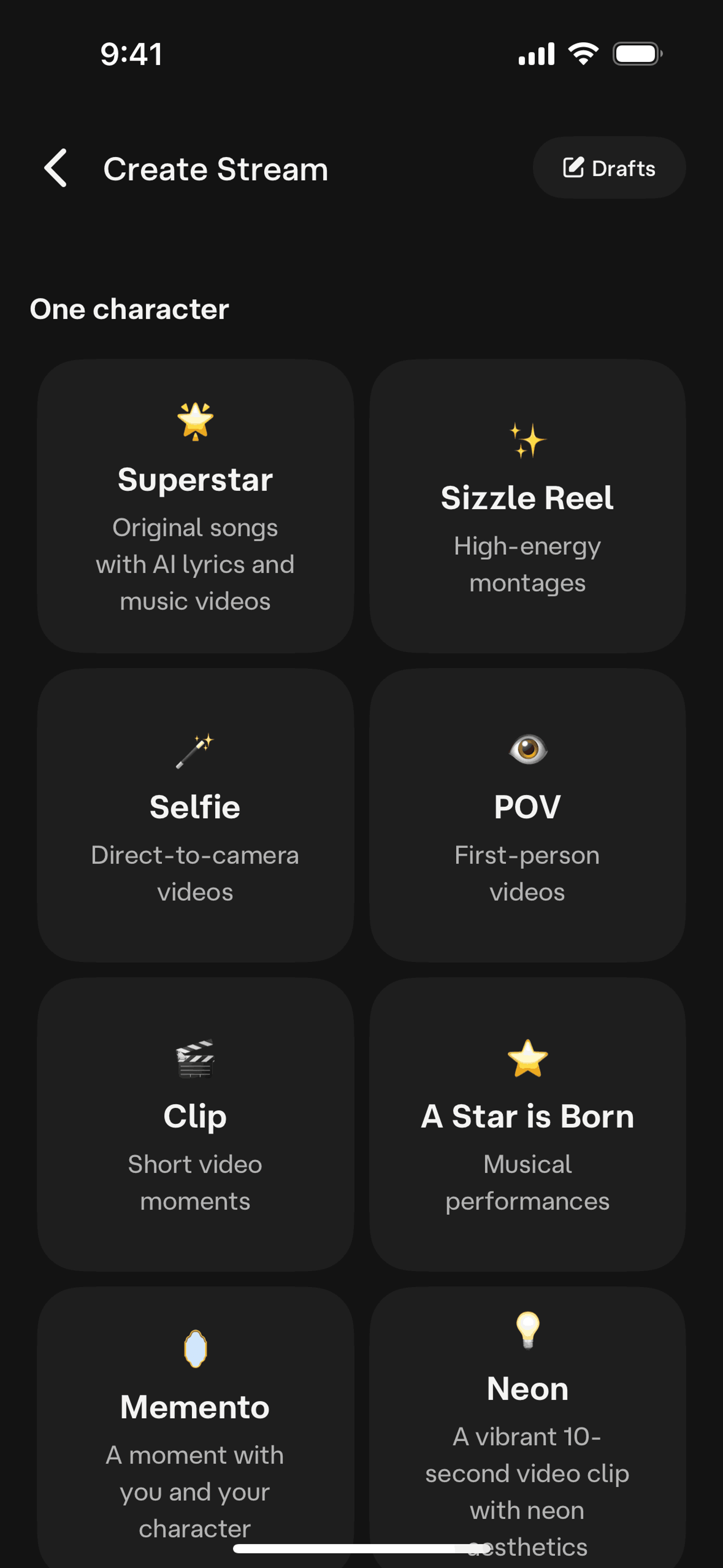 Character AI iOS AI interface screenshot 24