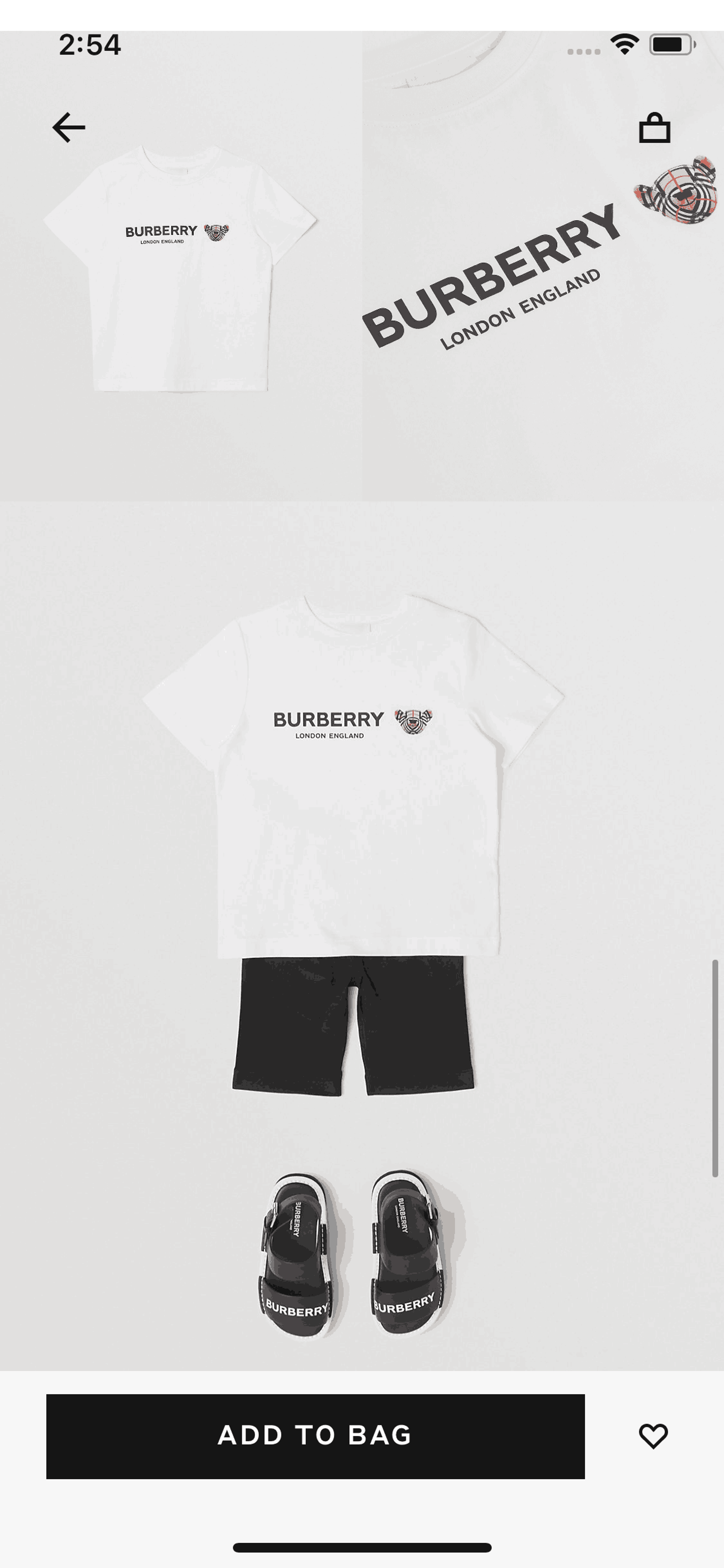 Burberry iOS Shopping interface screenshot 24