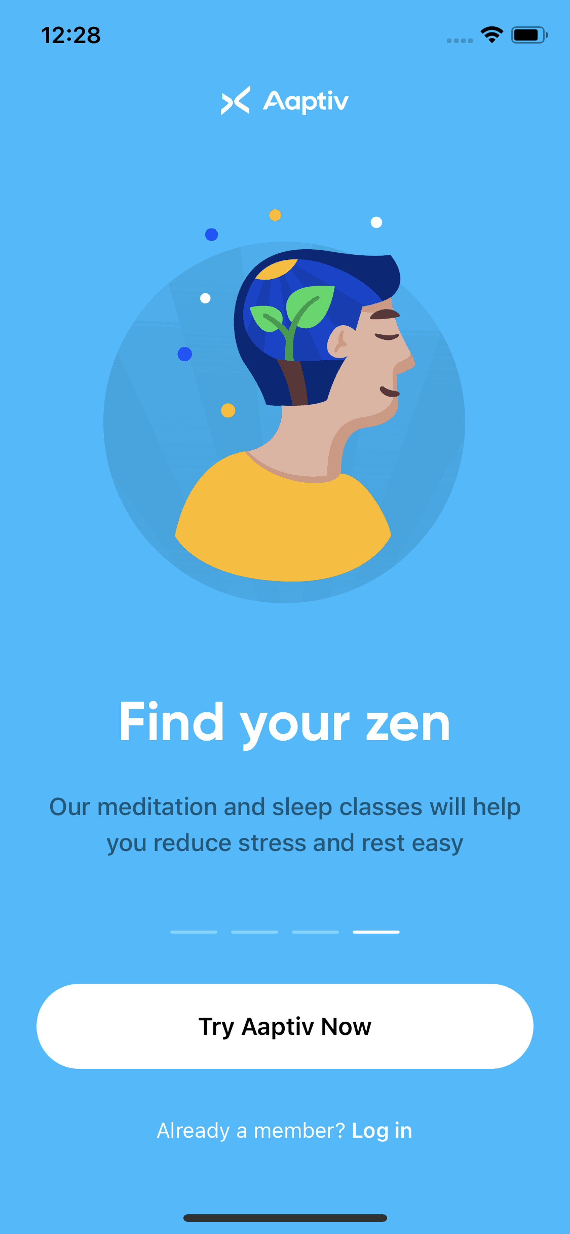Aaptiv iOS Health & Fitness interface screenshot 5