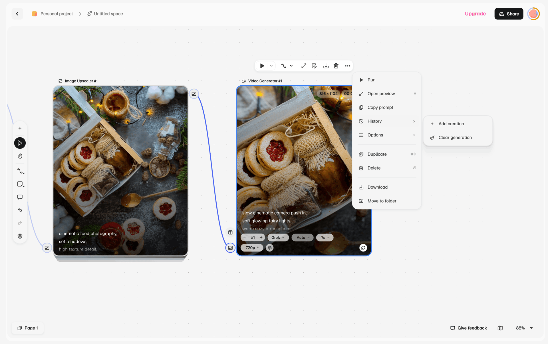 Magnific Web Photo & Video interface screenshot 9