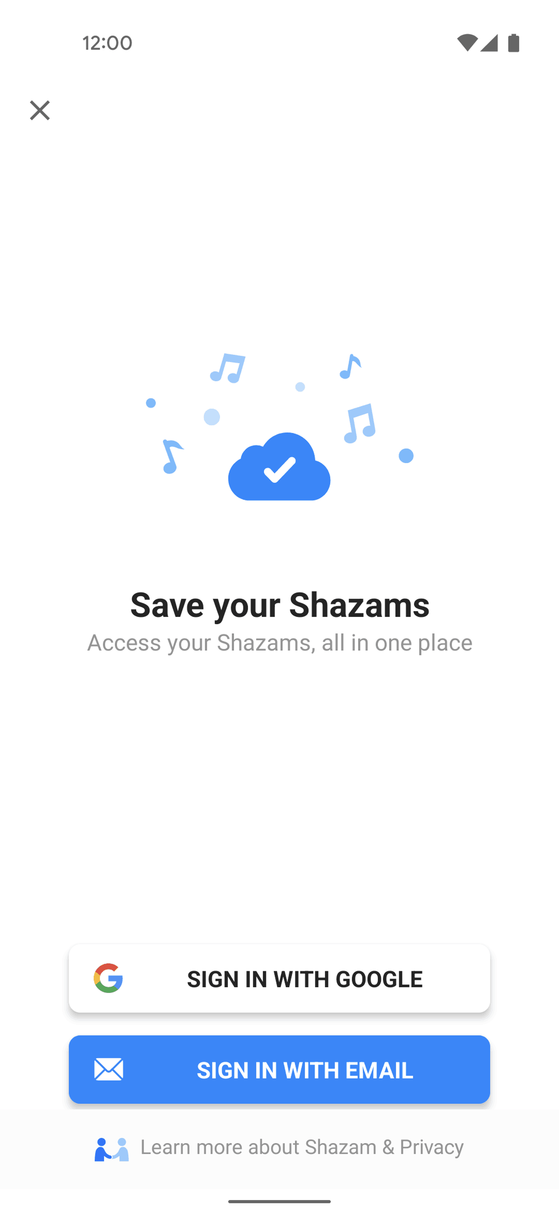 Shazam Android Music & Audio interface screenshot 21