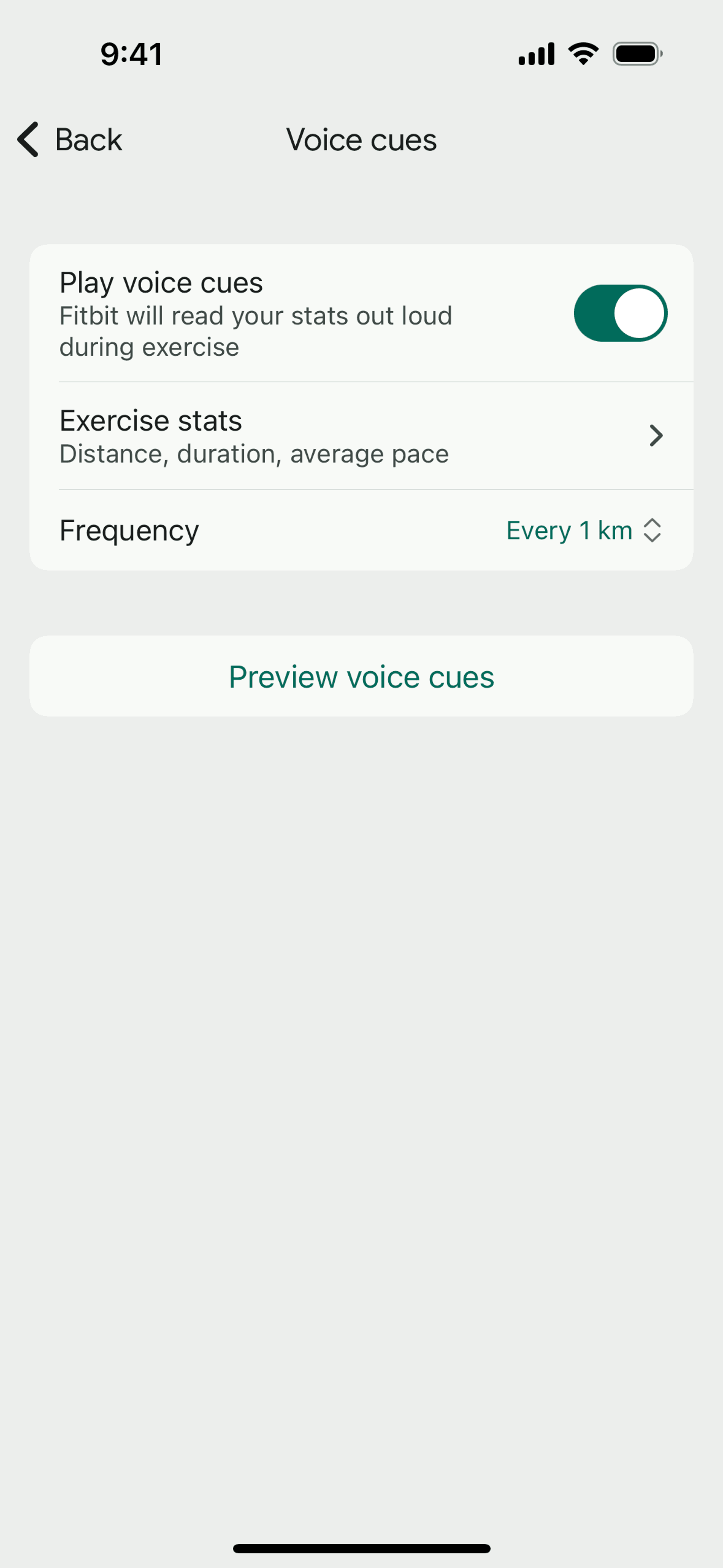 Fitbit iOS Health & Fitness interface screenshot 24