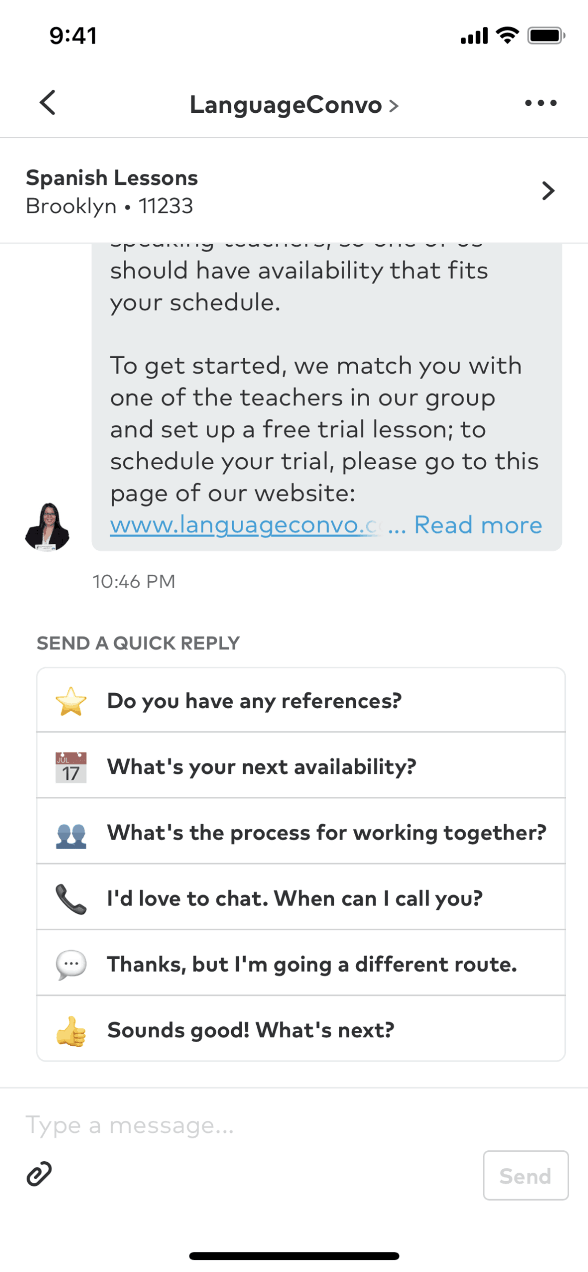 Thumbtack iOS Lifestyle interface screenshot 19