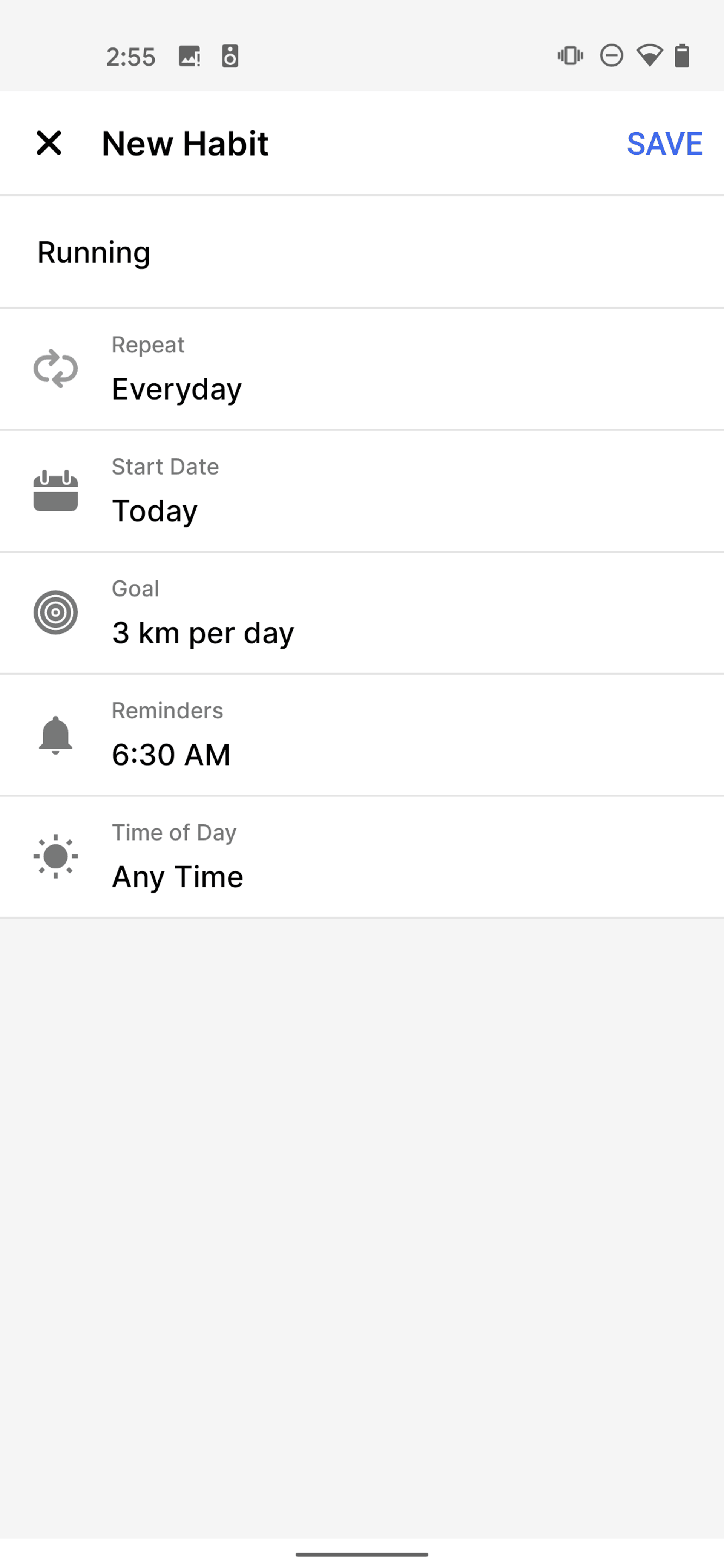 Habitify Android Productivity interface screenshot 13