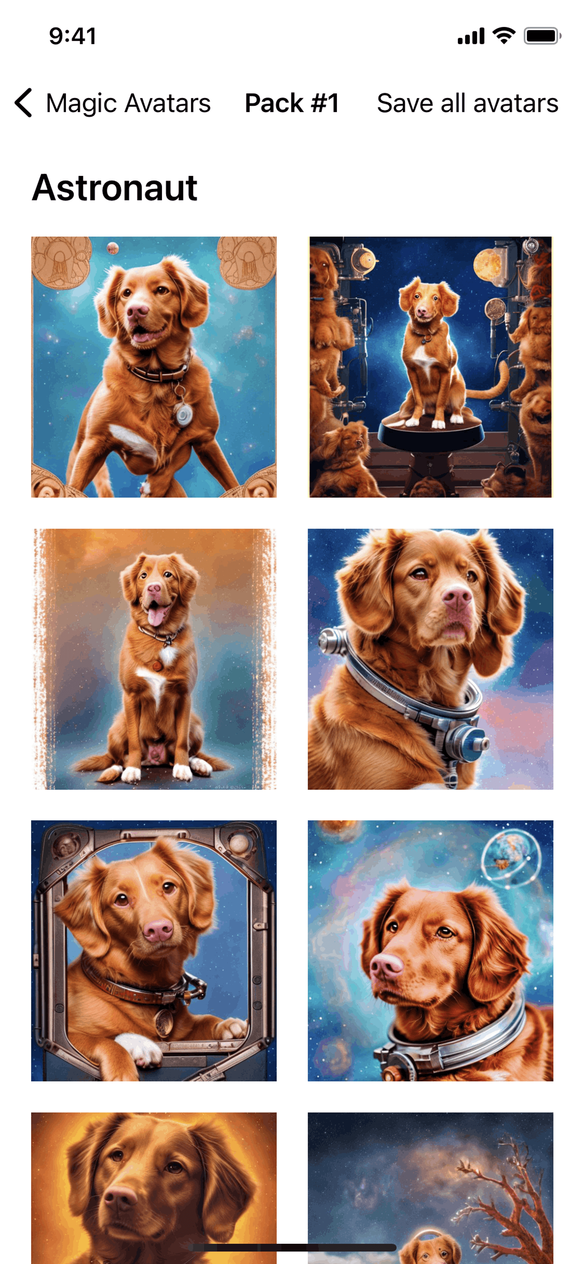 Lensa AI iOS Photo & Video interface screenshot 22