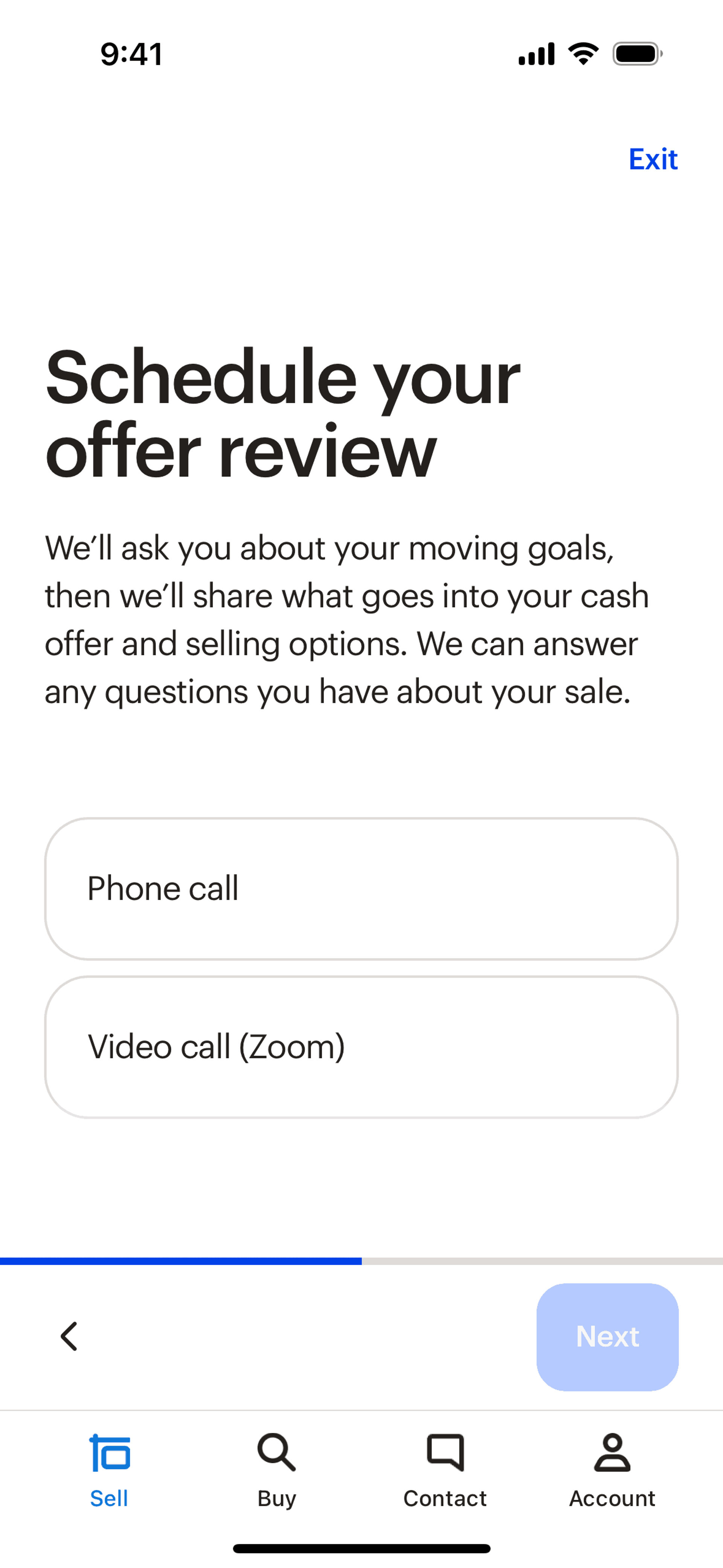 Opendoor iOS Real Estate interface screenshot 3