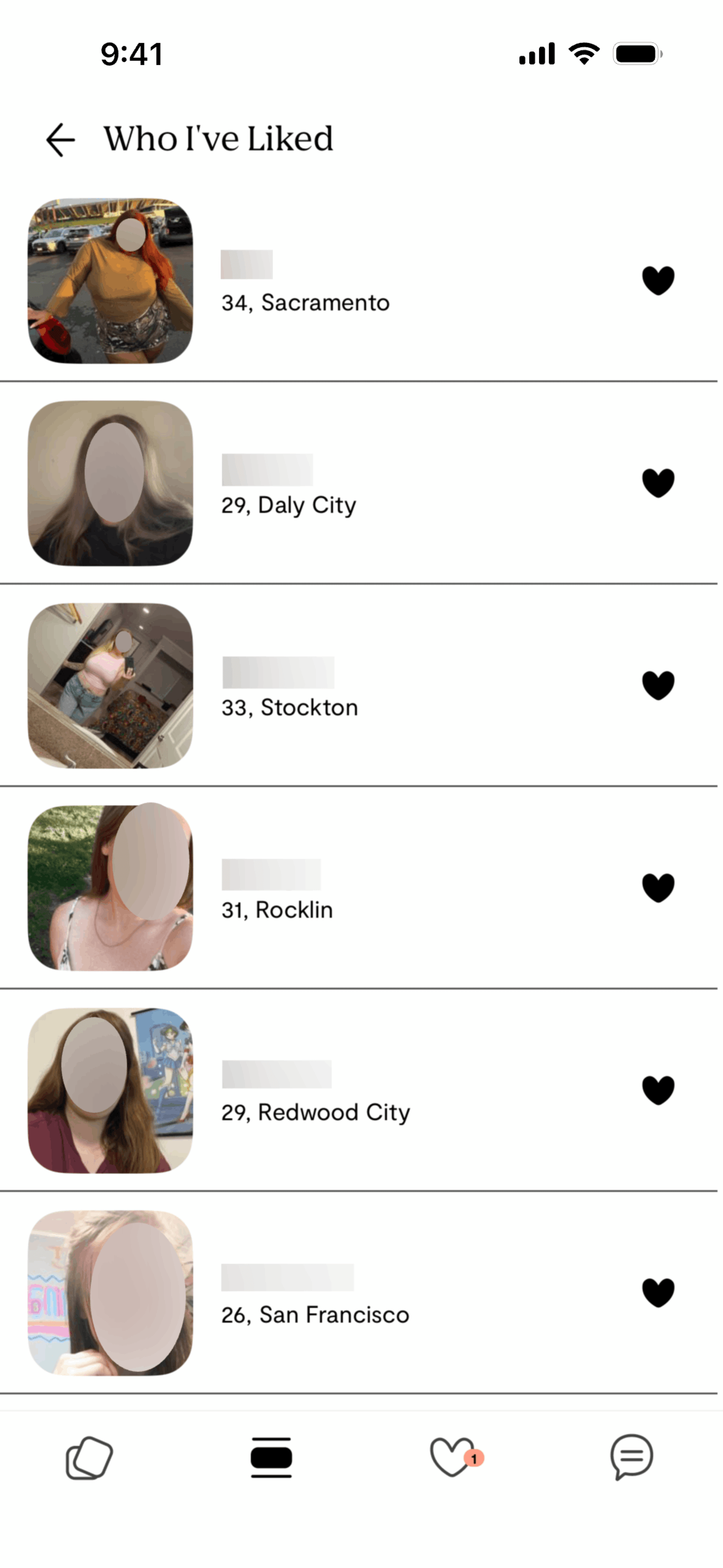 Plenty of Fish iOS dating interface screenshot 15