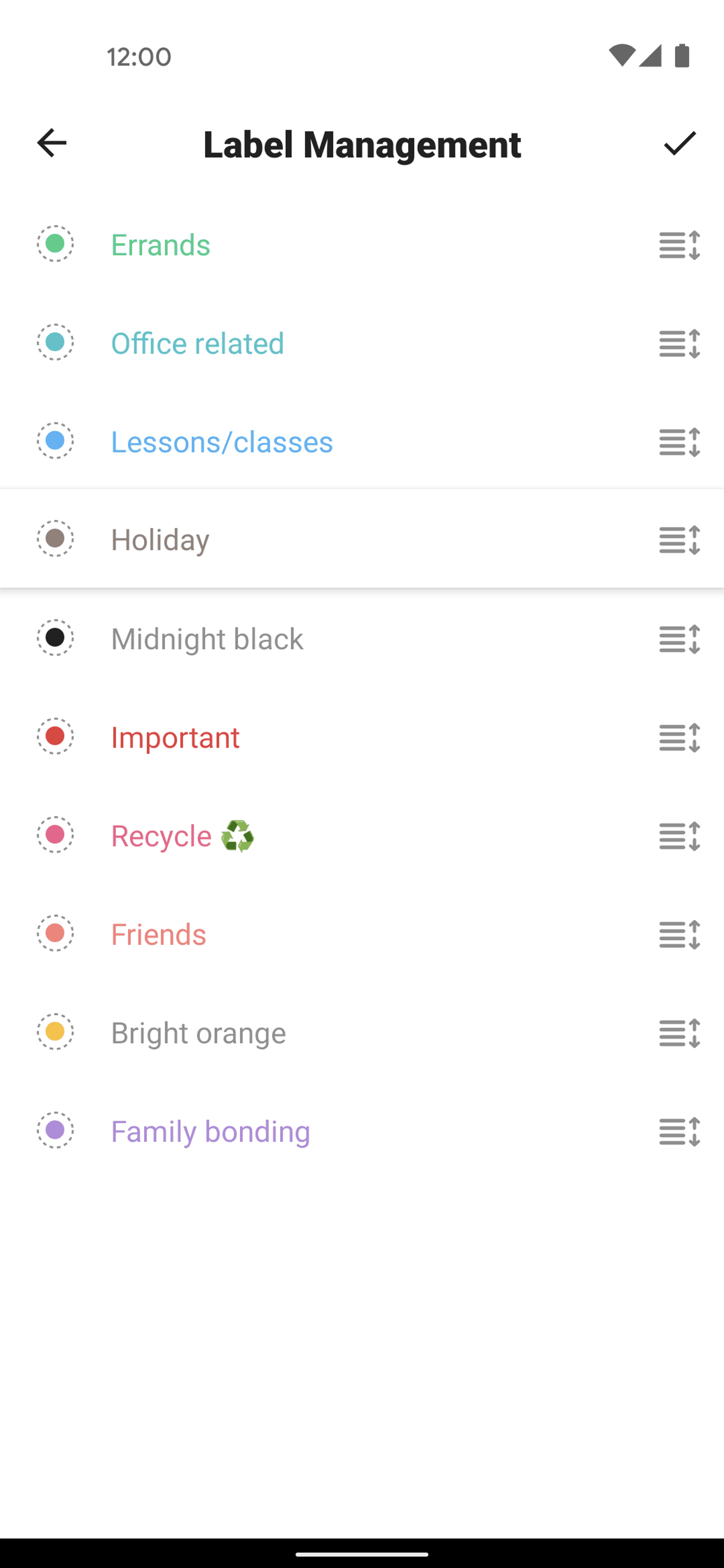 TimeTree Android Productivity interface screenshot 8