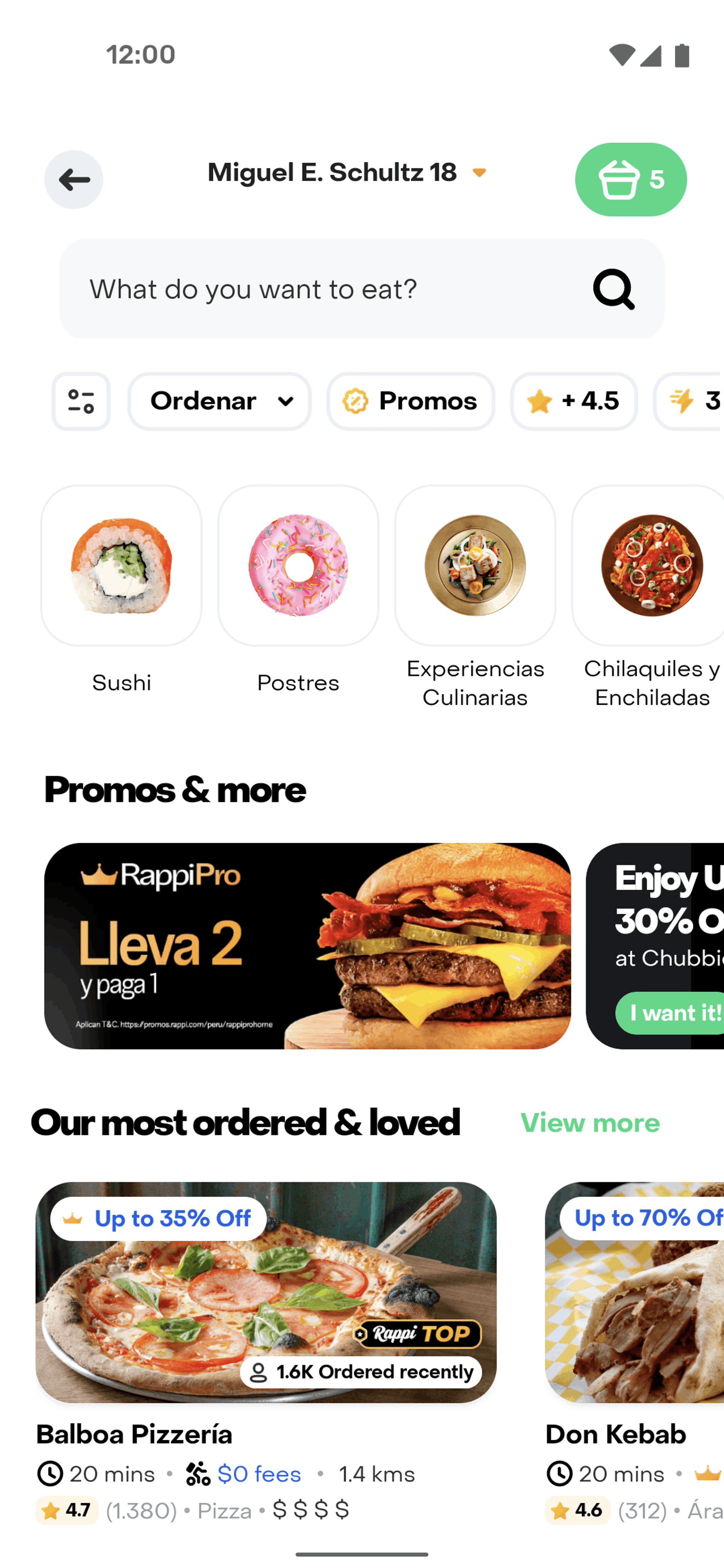 Rappi Android Food & Drink interface screenshot 2