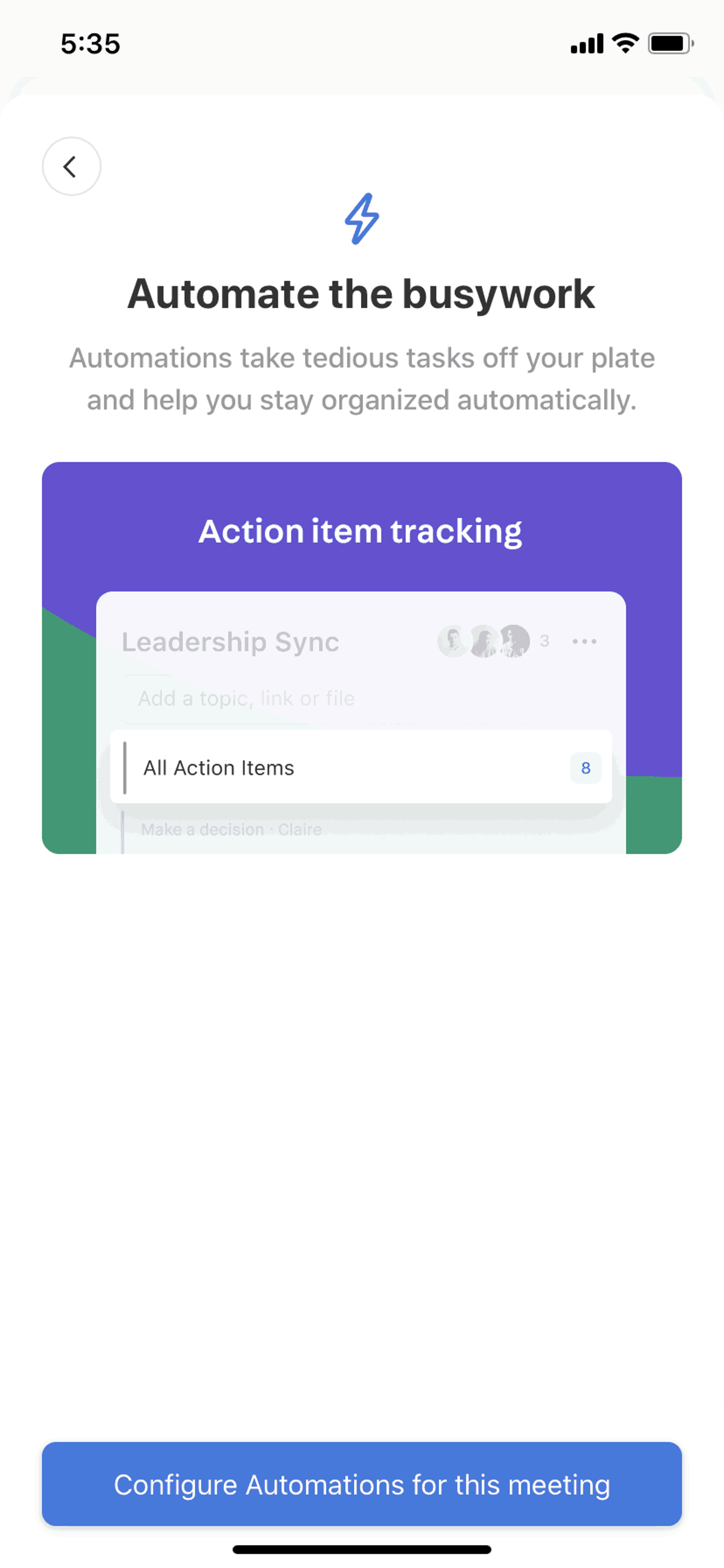 Navigator iOS Productivity interface screenshot 12