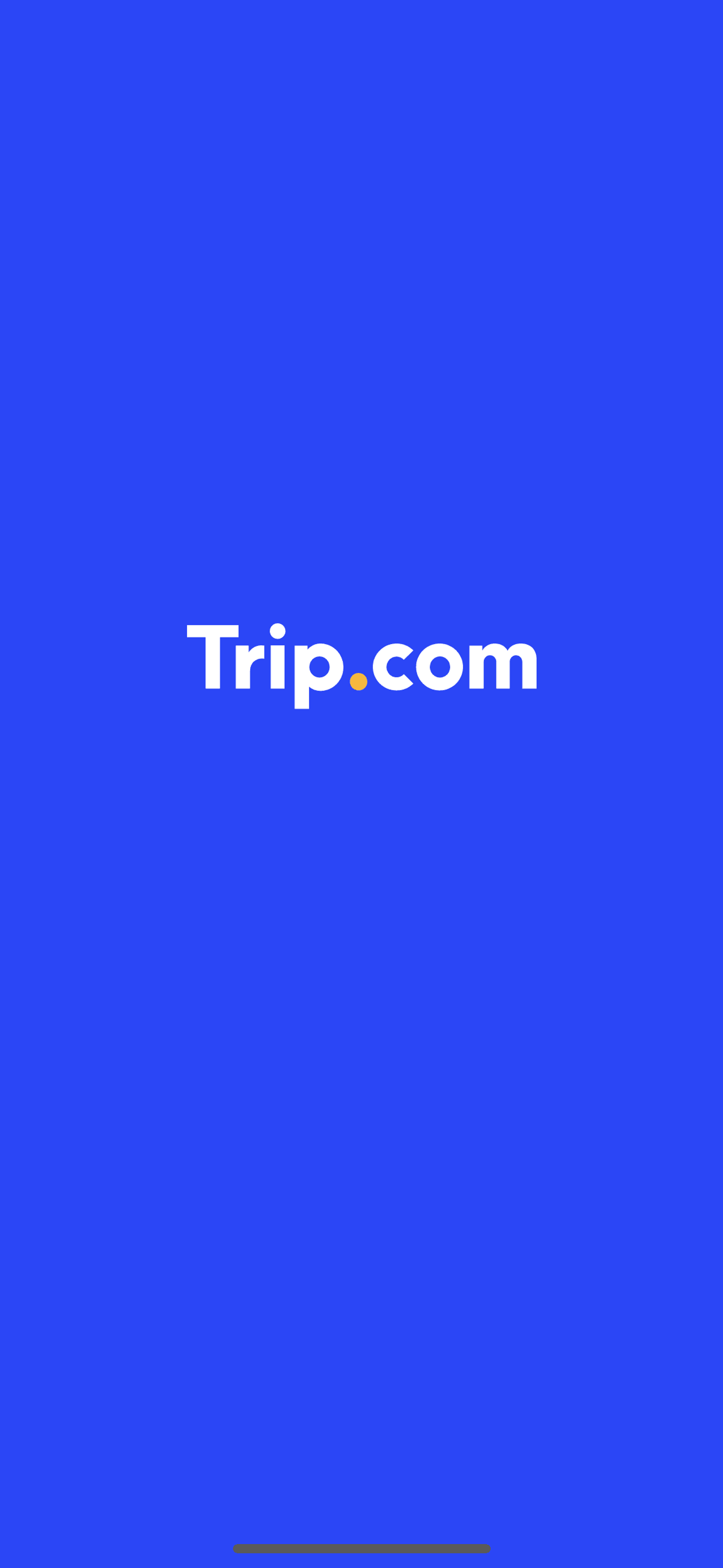 Trip.com iOS Travel & Transportation interface screenshot 1