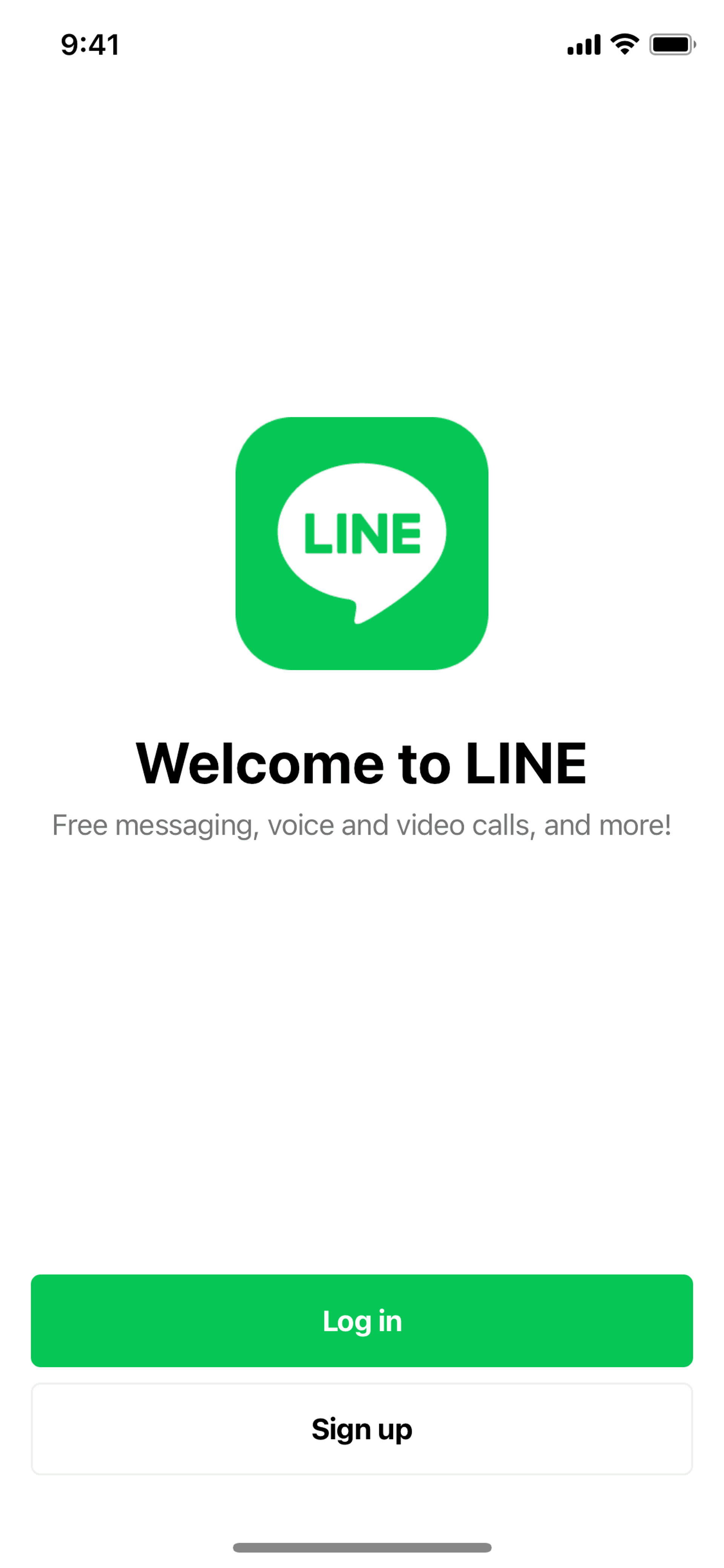 LINE iOS Social Networking interface screenshot 5