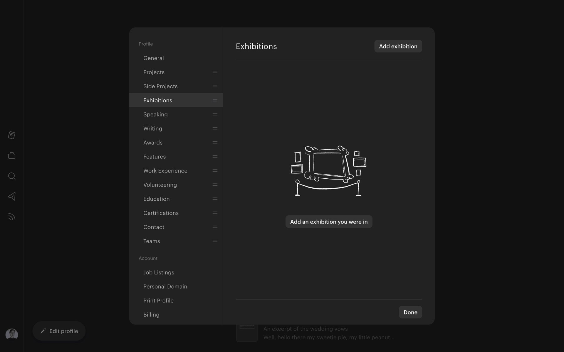 Read.cv Web Social Networking interface screenshot 15