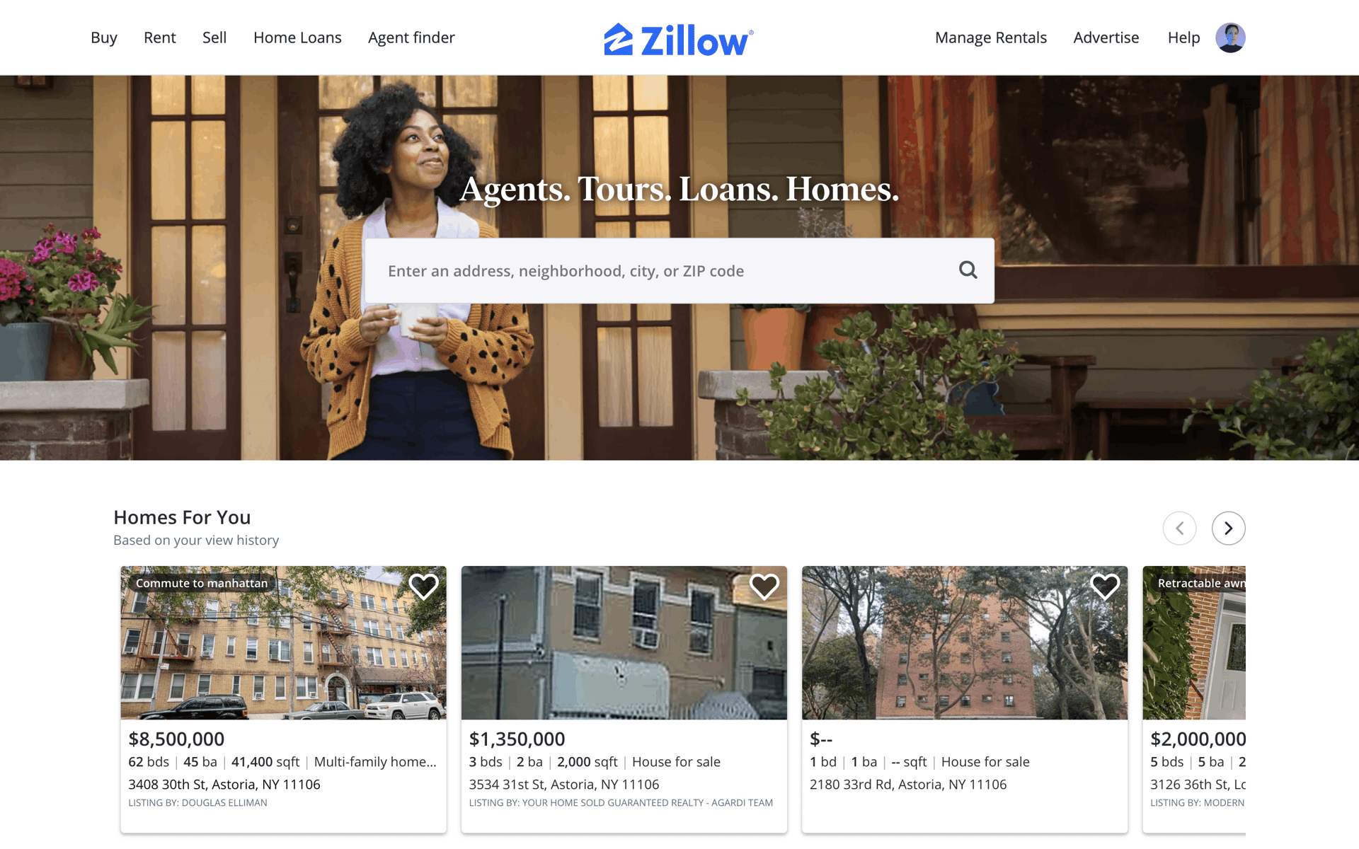Zillow Web Real Estate interface screenshot 12