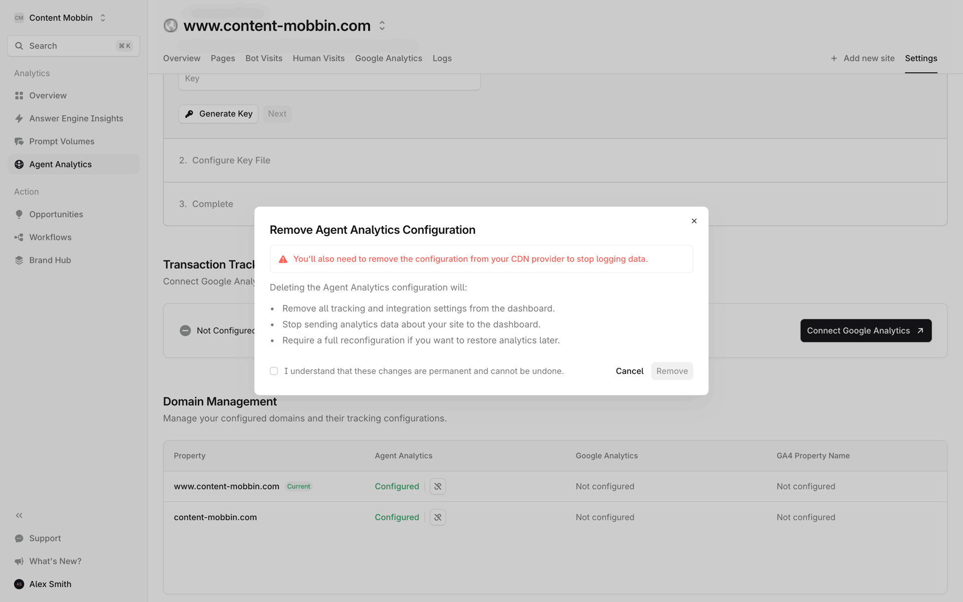 Profound Web AI interface screenshot 19