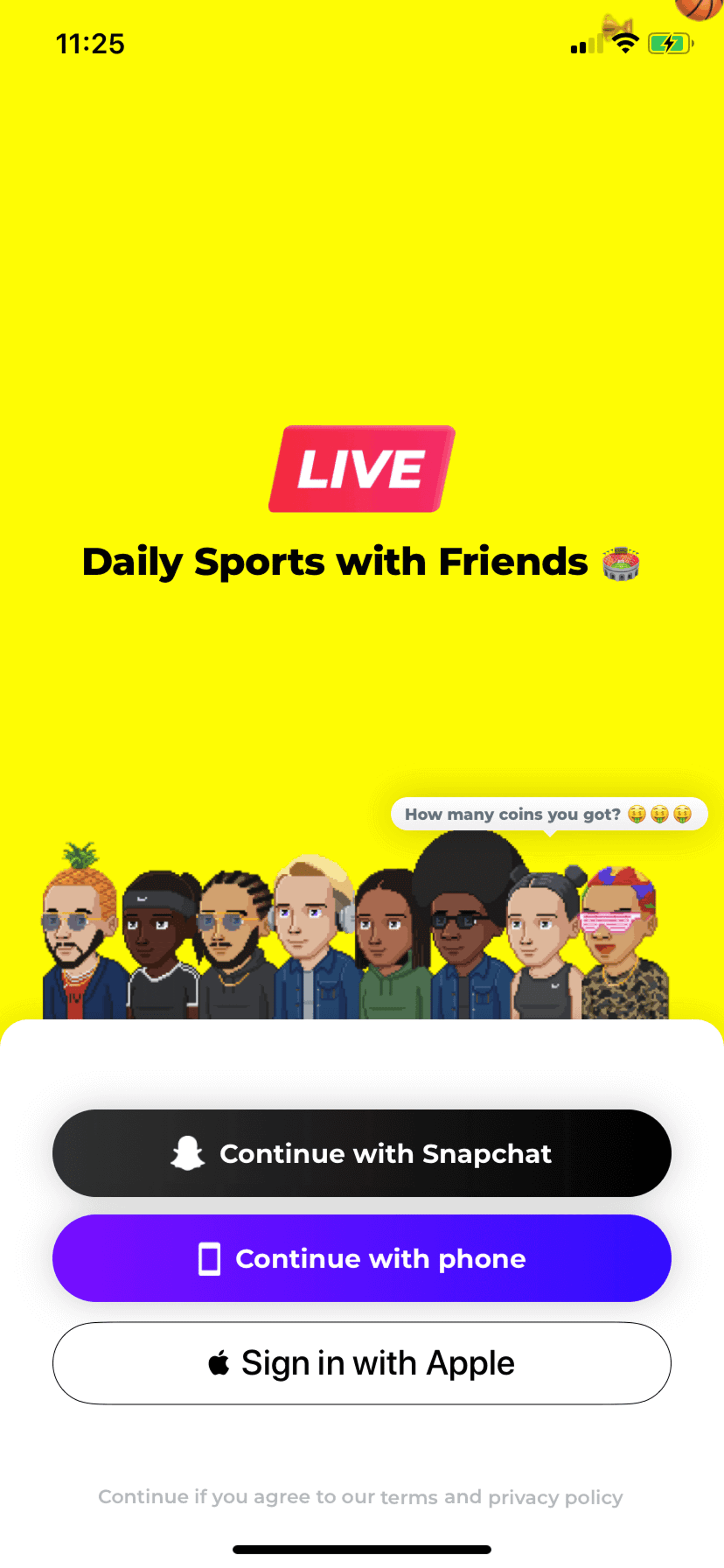 Stadium Live iOS Sports interface screenshot 3