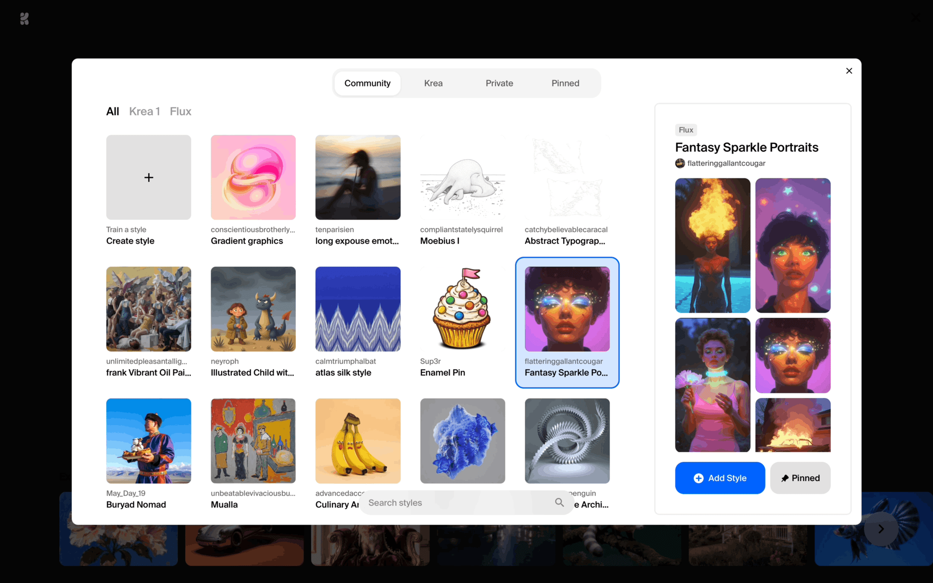 Krea AI Web Photo & Video interface screenshot 7