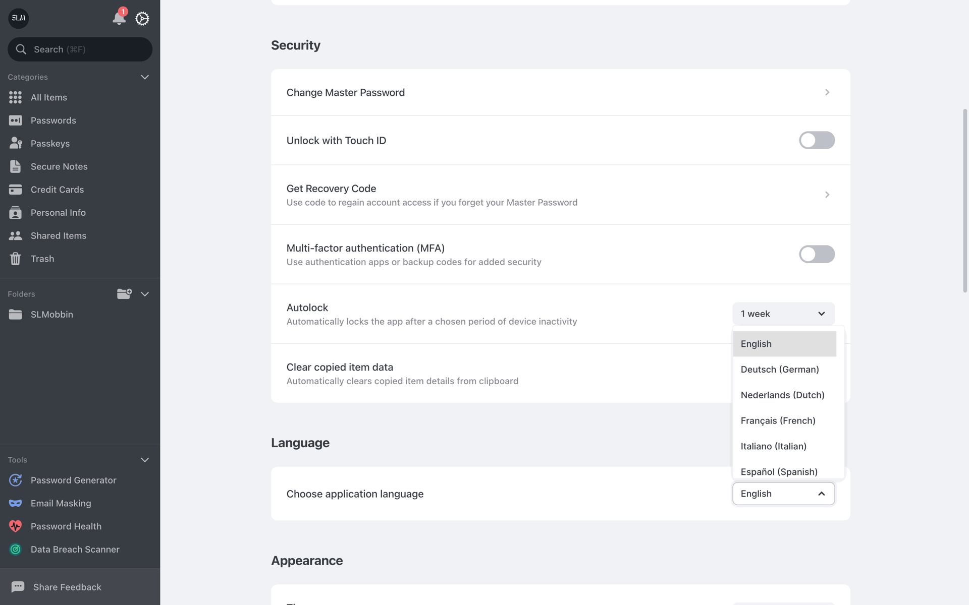 NordVPN Web Developer Tools interface screenshot 14