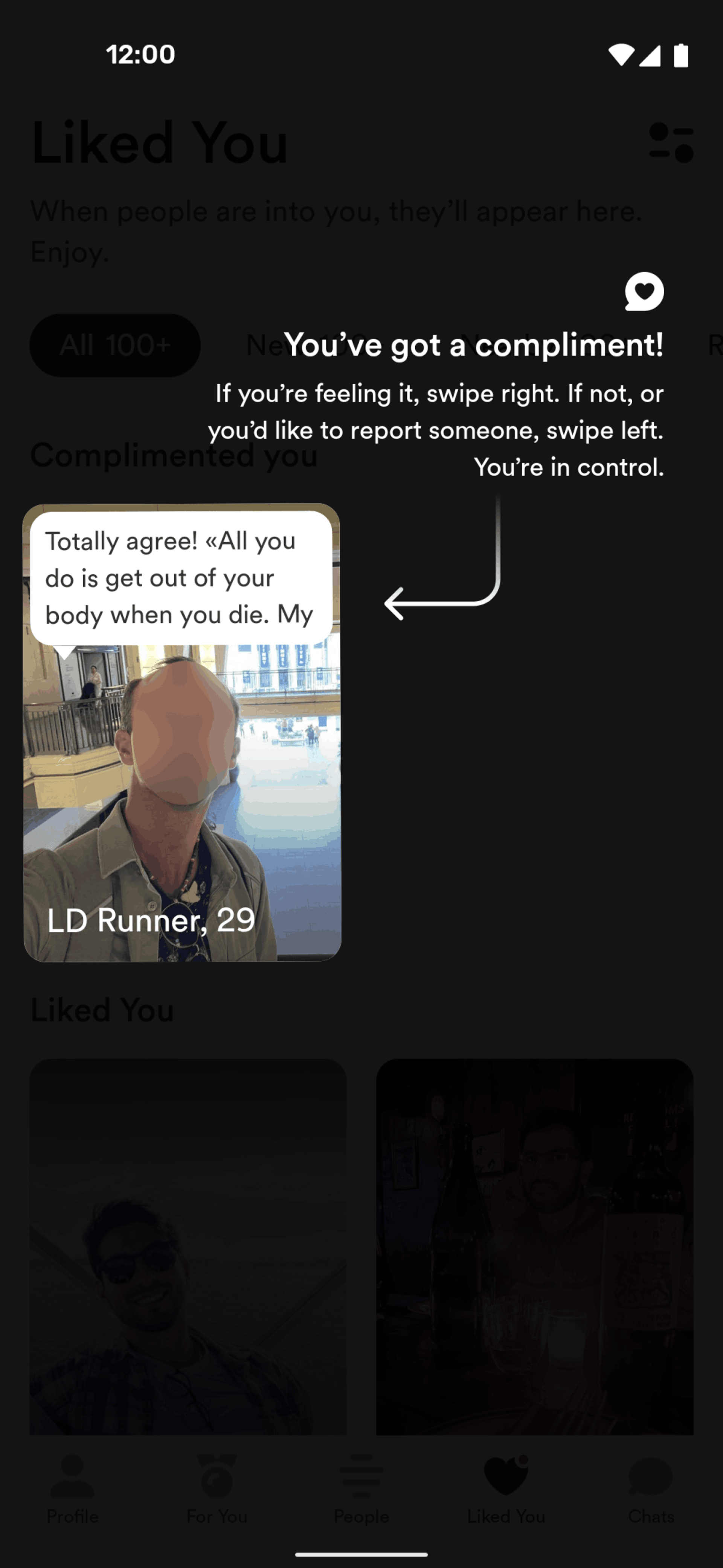 Bumble Android Lifestyle interface screenshot 24