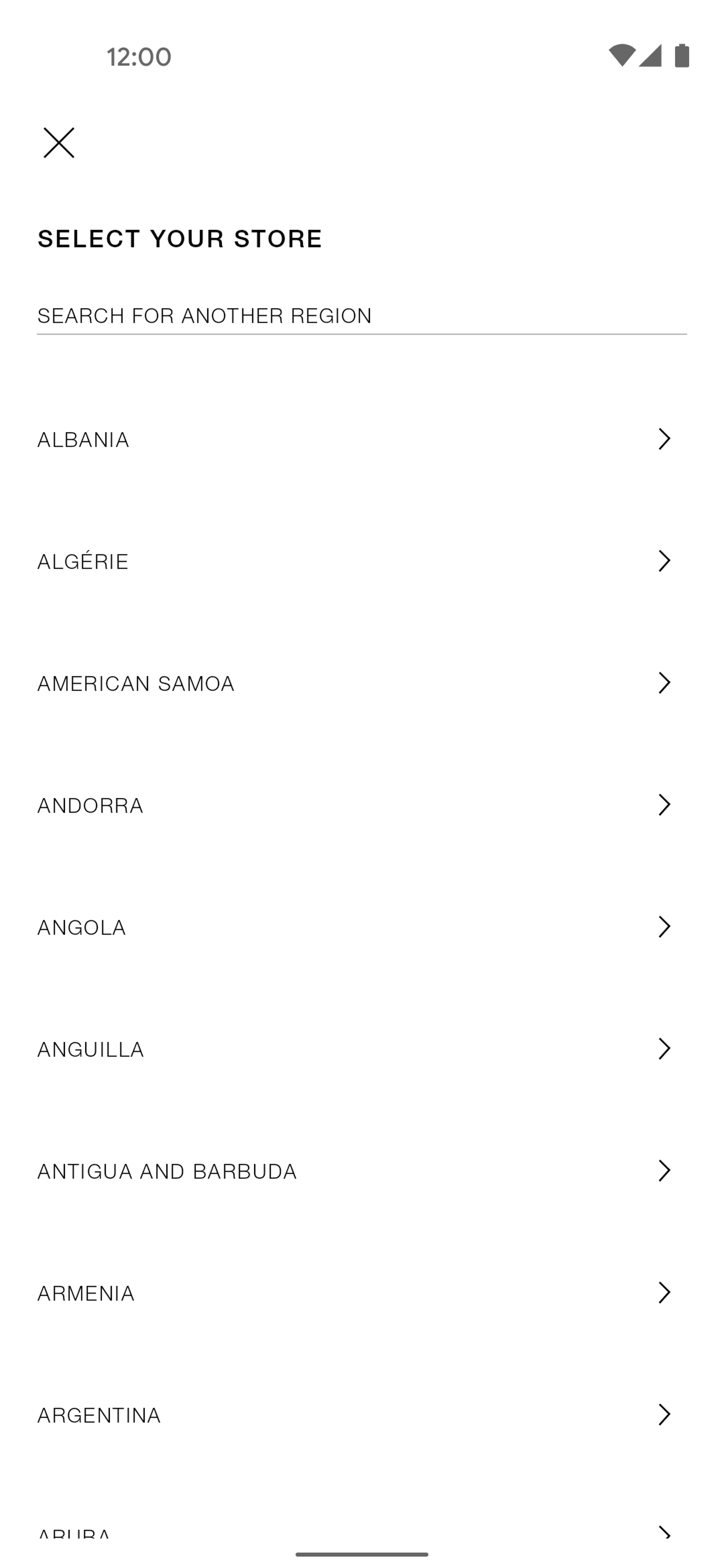 ZARA Android Shopping interface screenshot 16