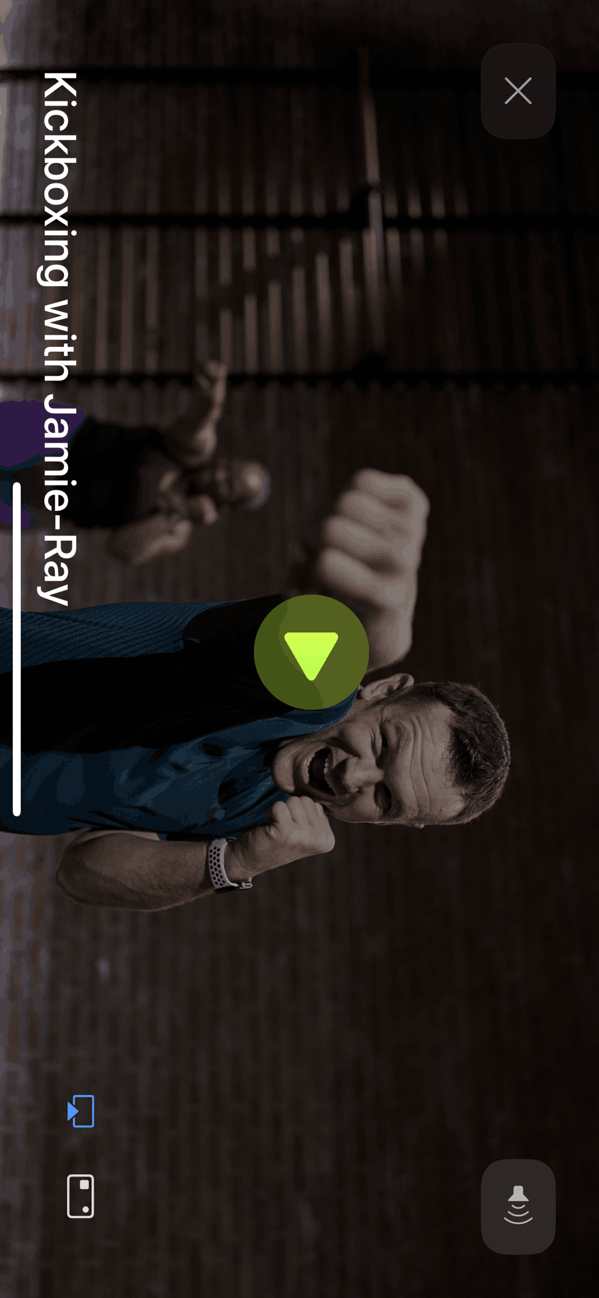 Starting & ending a workout on Apple Fitness (ios) screen 2