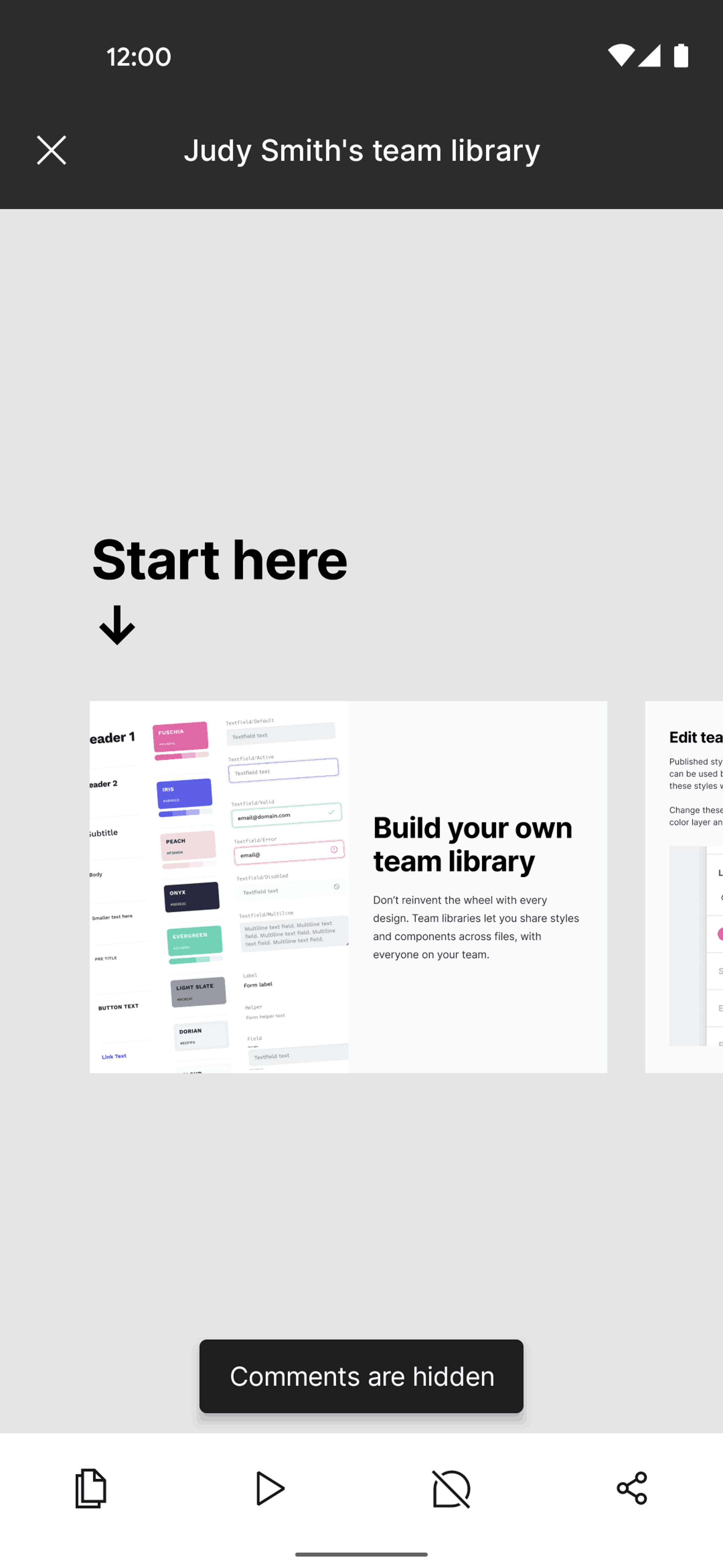 Figma Android Collaboration interface screenshot 19
