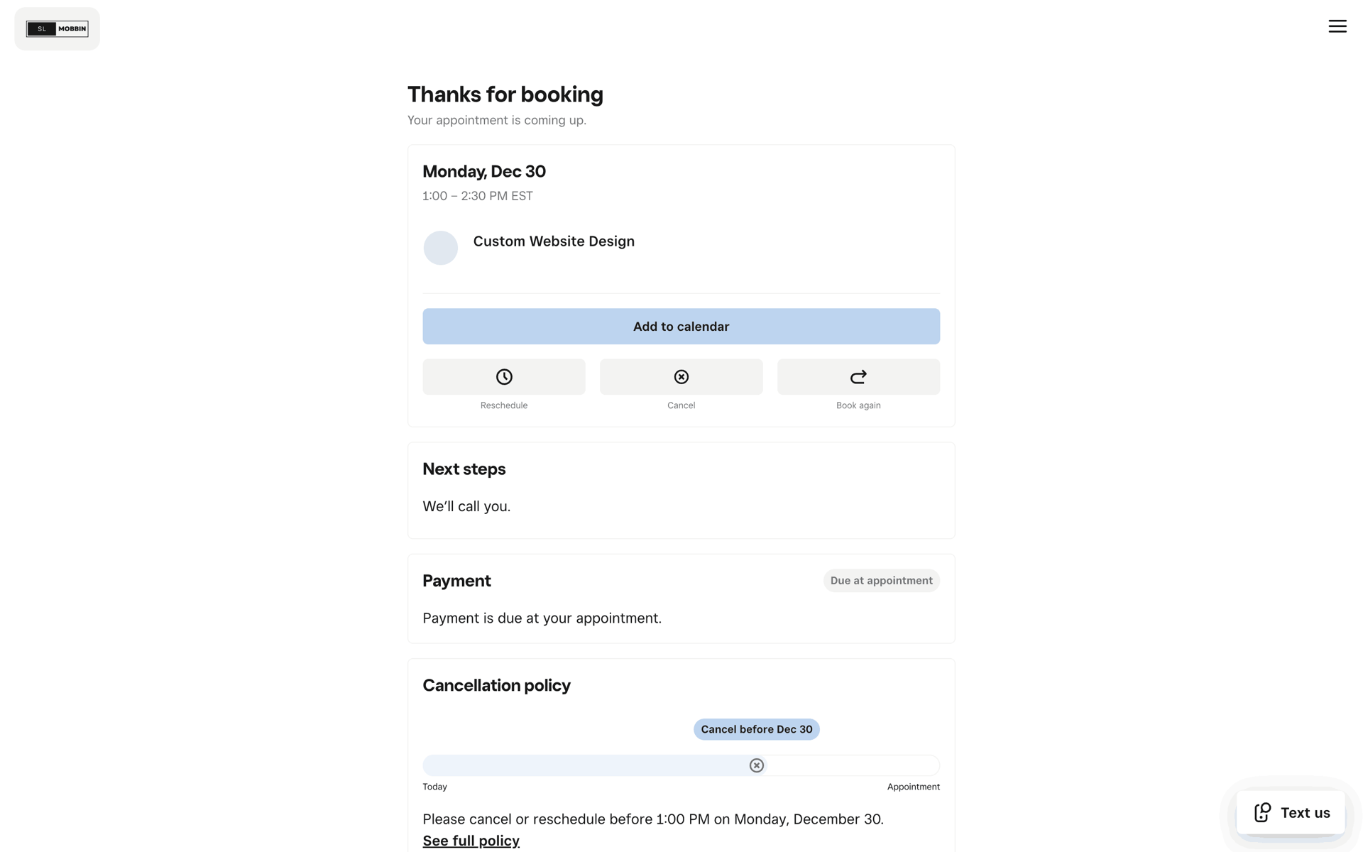 Square Web Finance interface screenshot 7