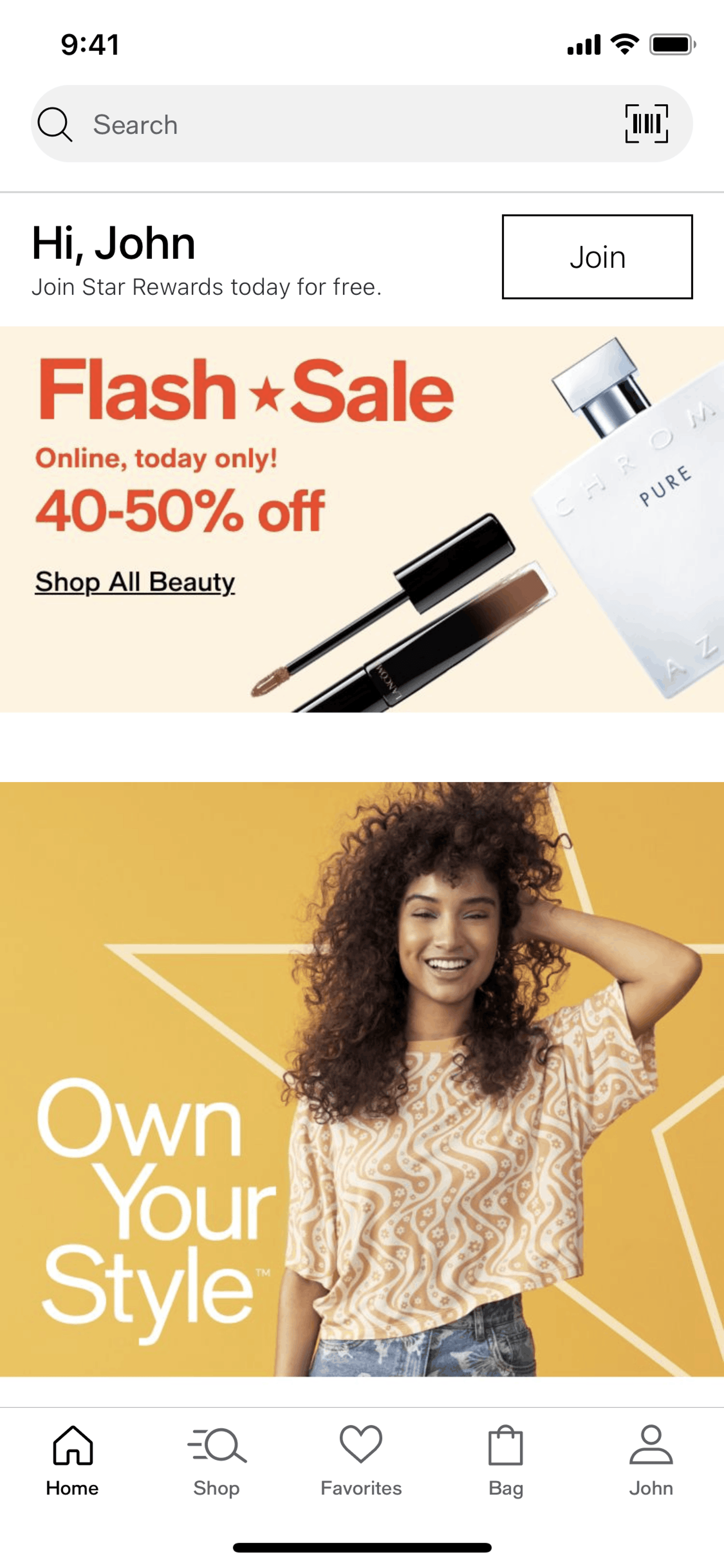 Macy's iOS Shopping interface screenshot 17