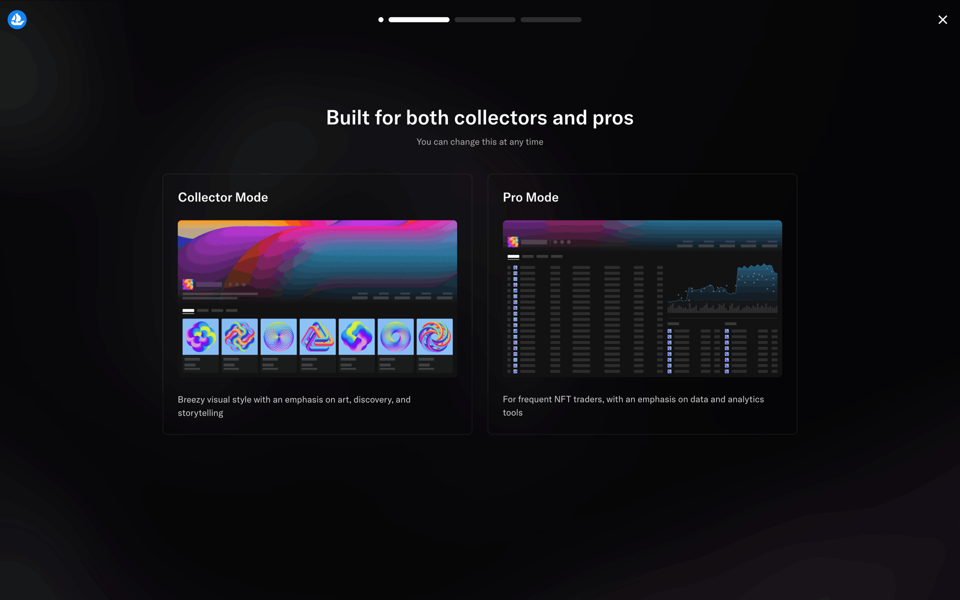 OpenSea Web Crypto & Web3 interface screenshot 3