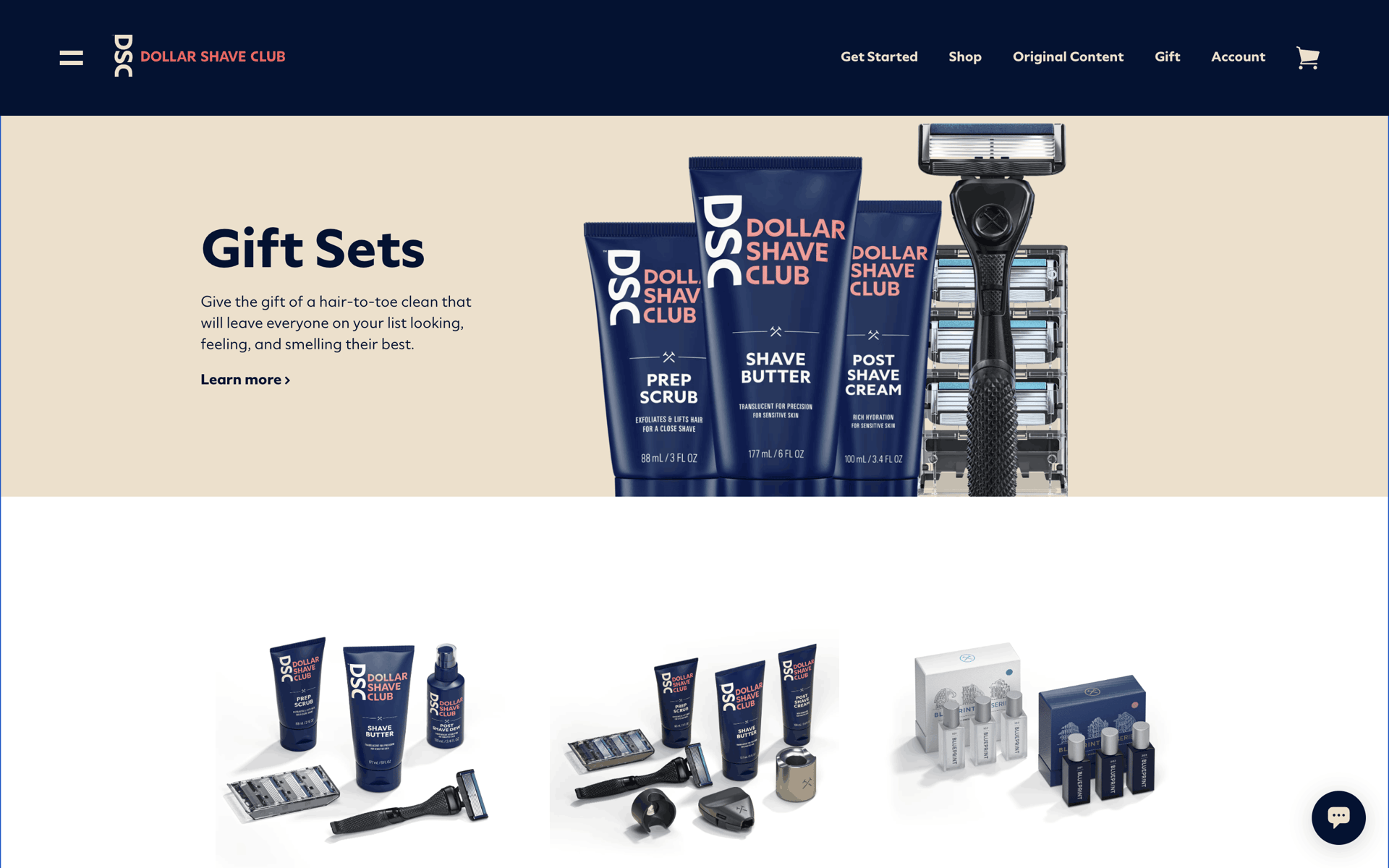 Dollar Shave Club Web Lifestyle interface screenshot 11