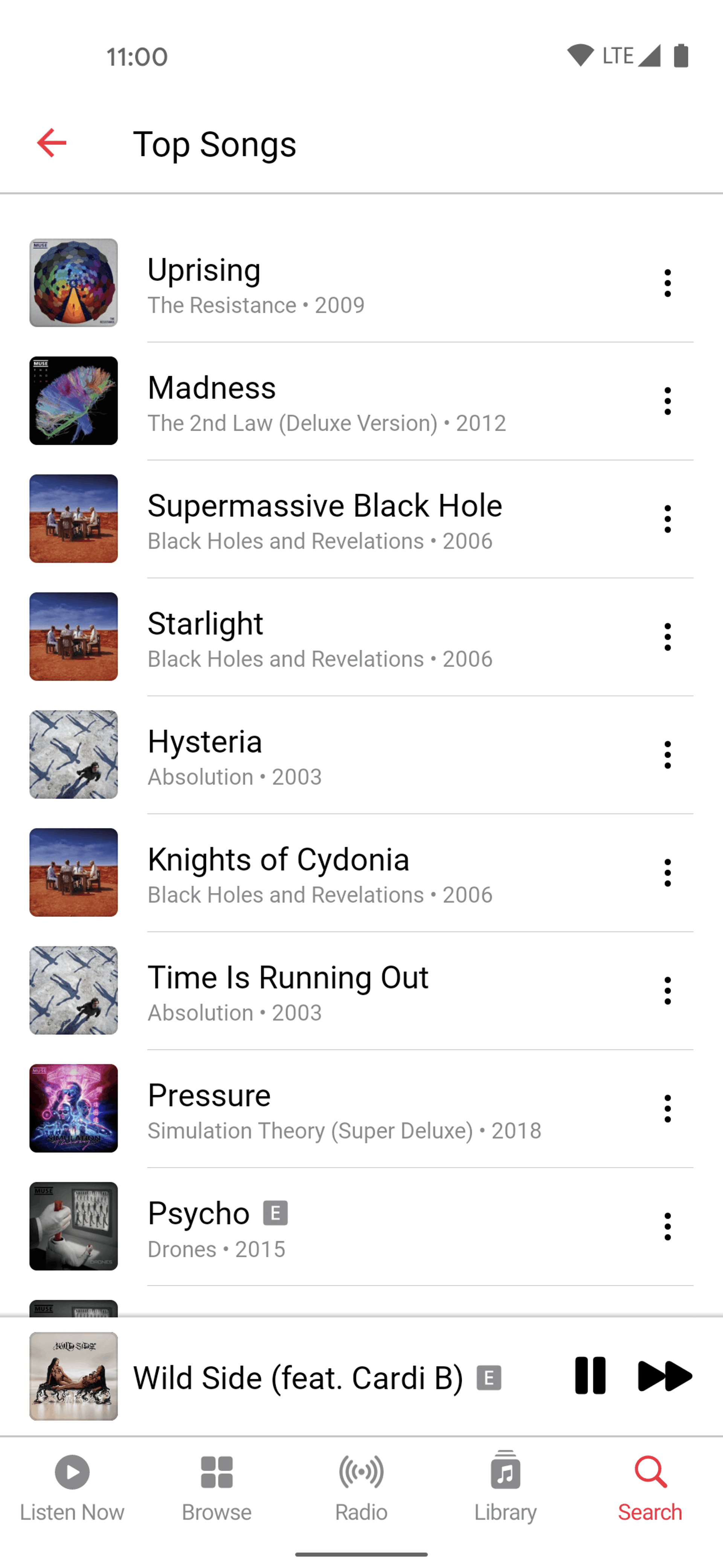 Apple Music Android Music & Audio interface screenshot 10