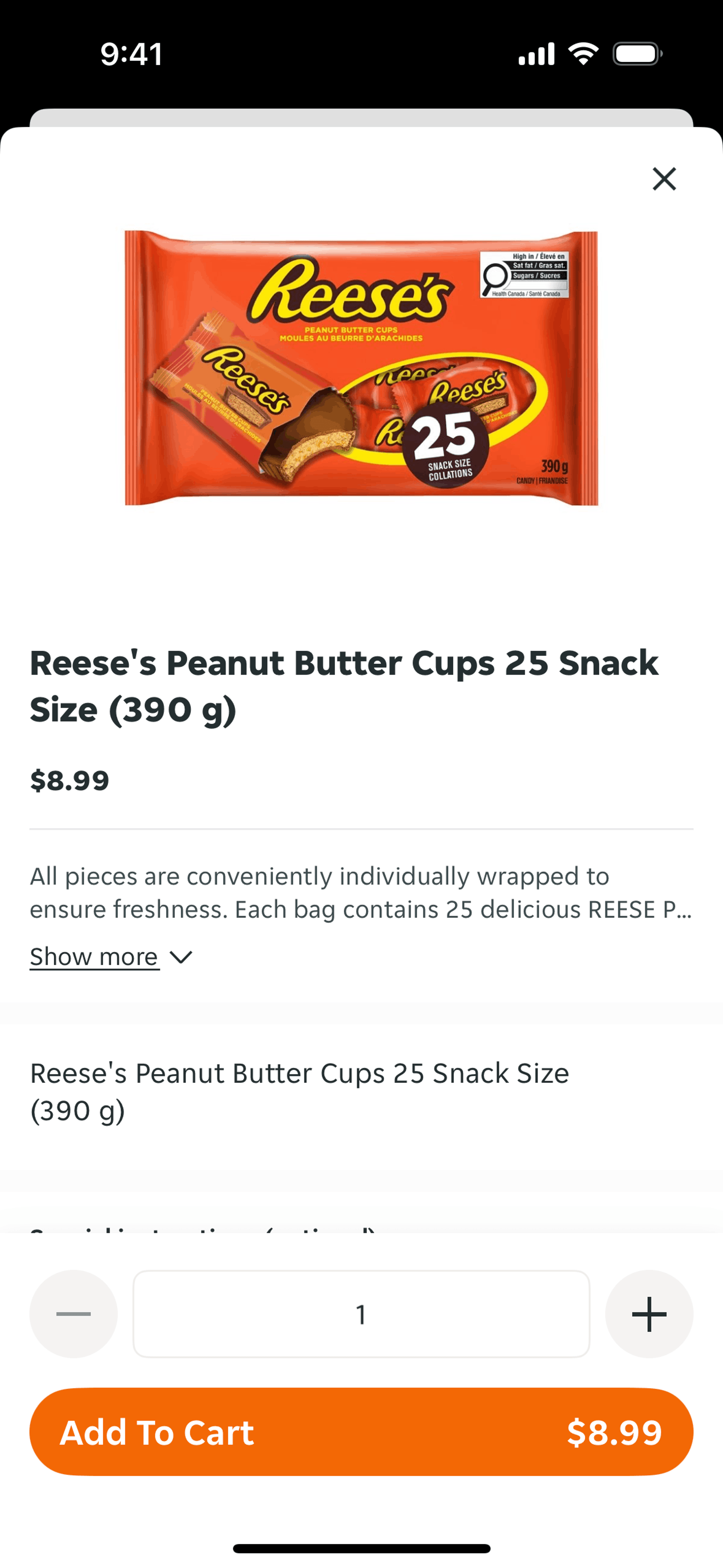 Skip iOS Food & Drink interface screenshot 18