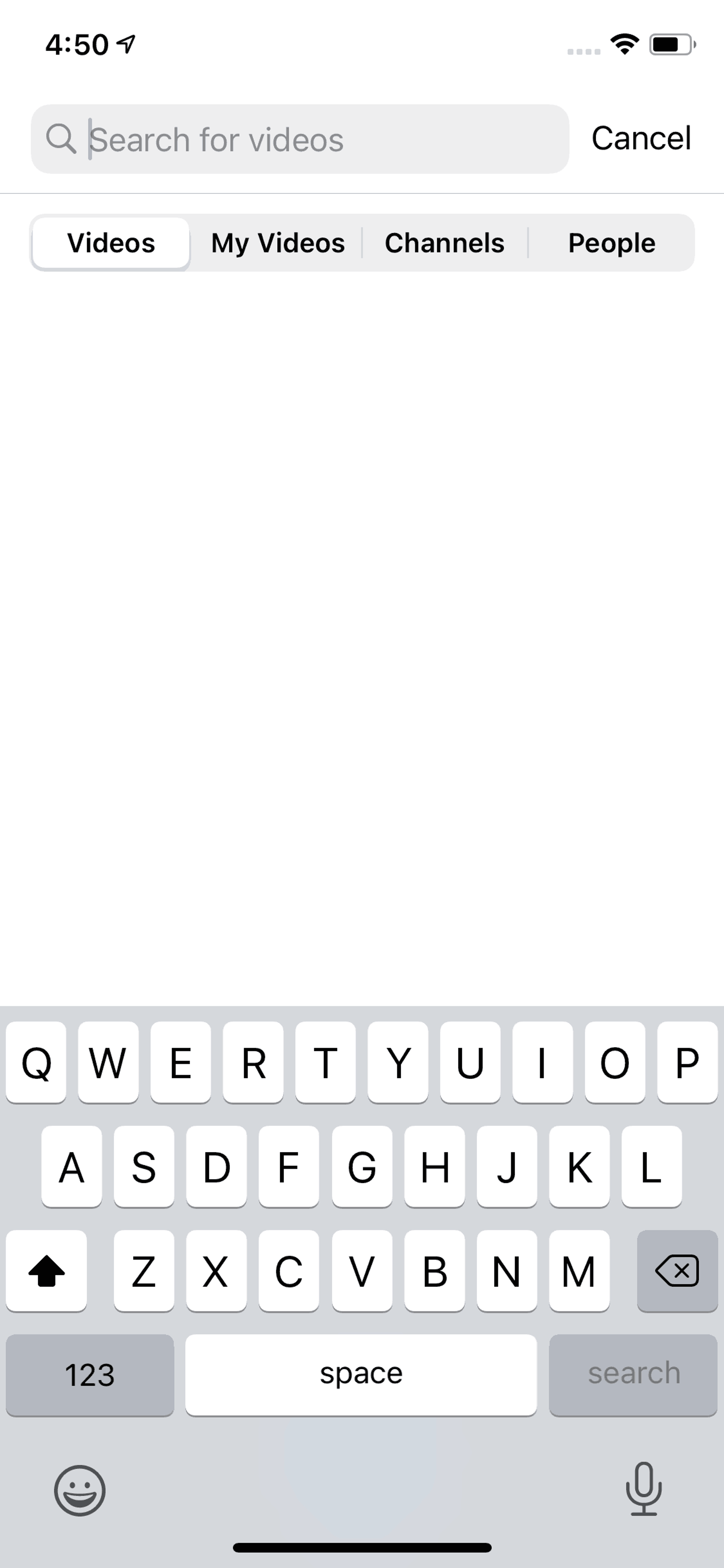 Vimeo iOS Photo & Video interface screenshot 22