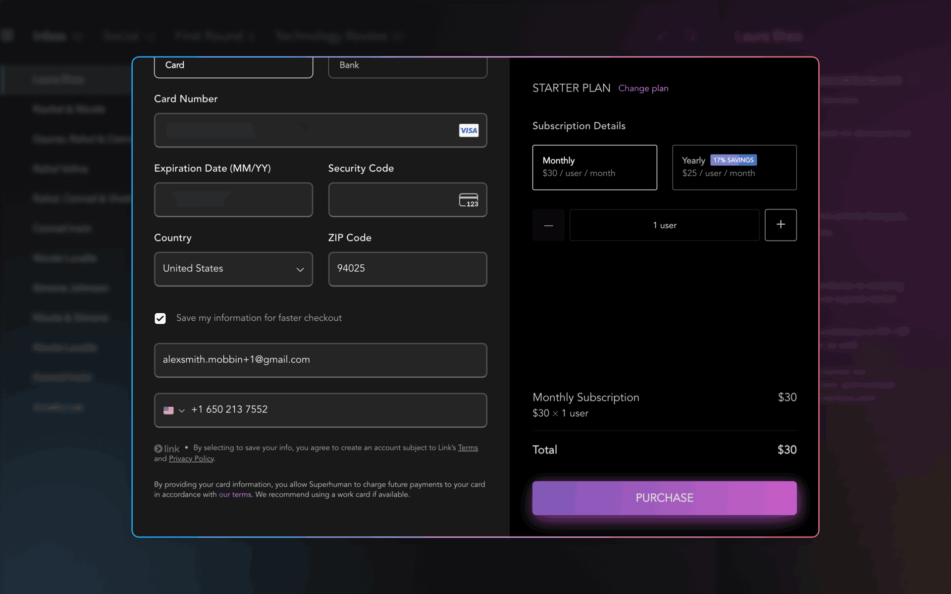 Superhuman Web AI interface screenshot 24