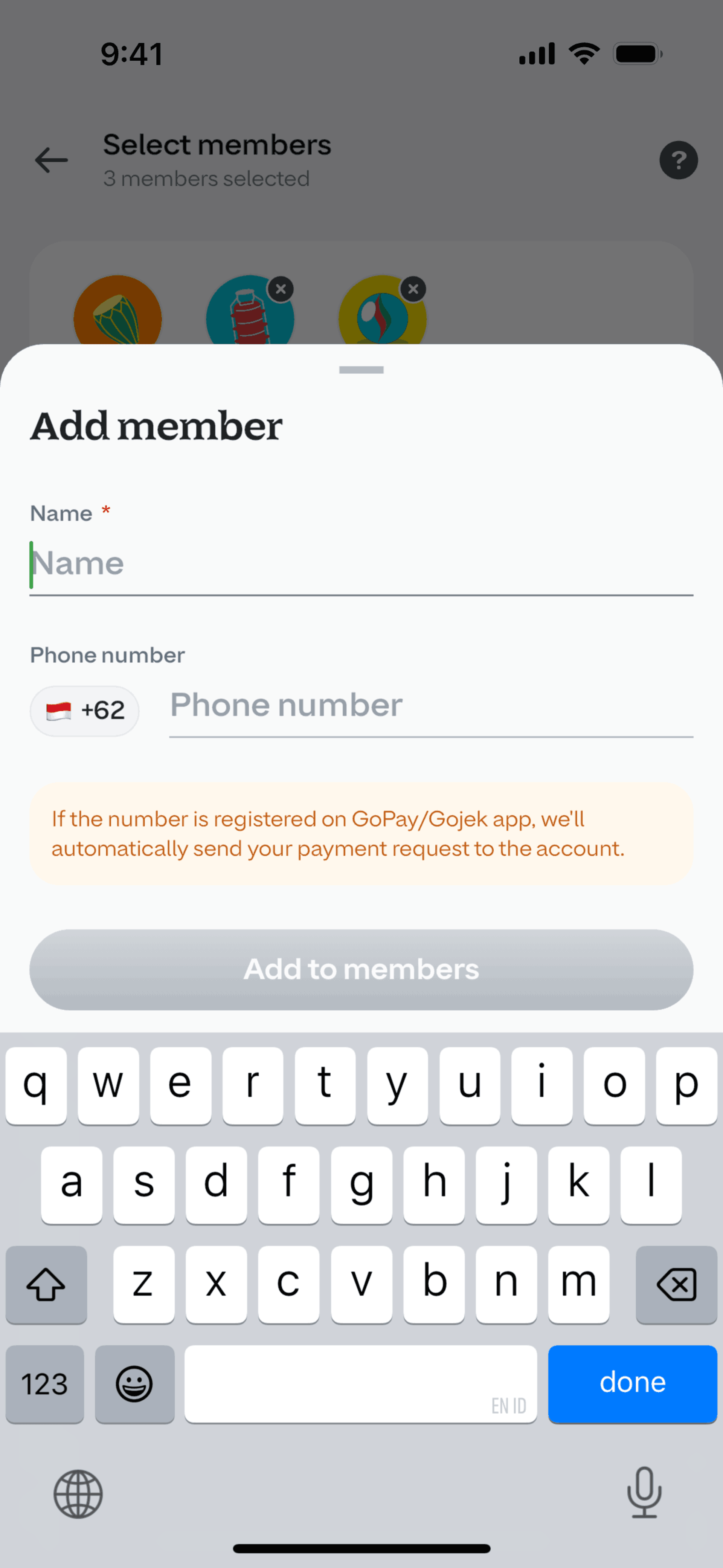 GoPay iOS Finance interface screenshot 12