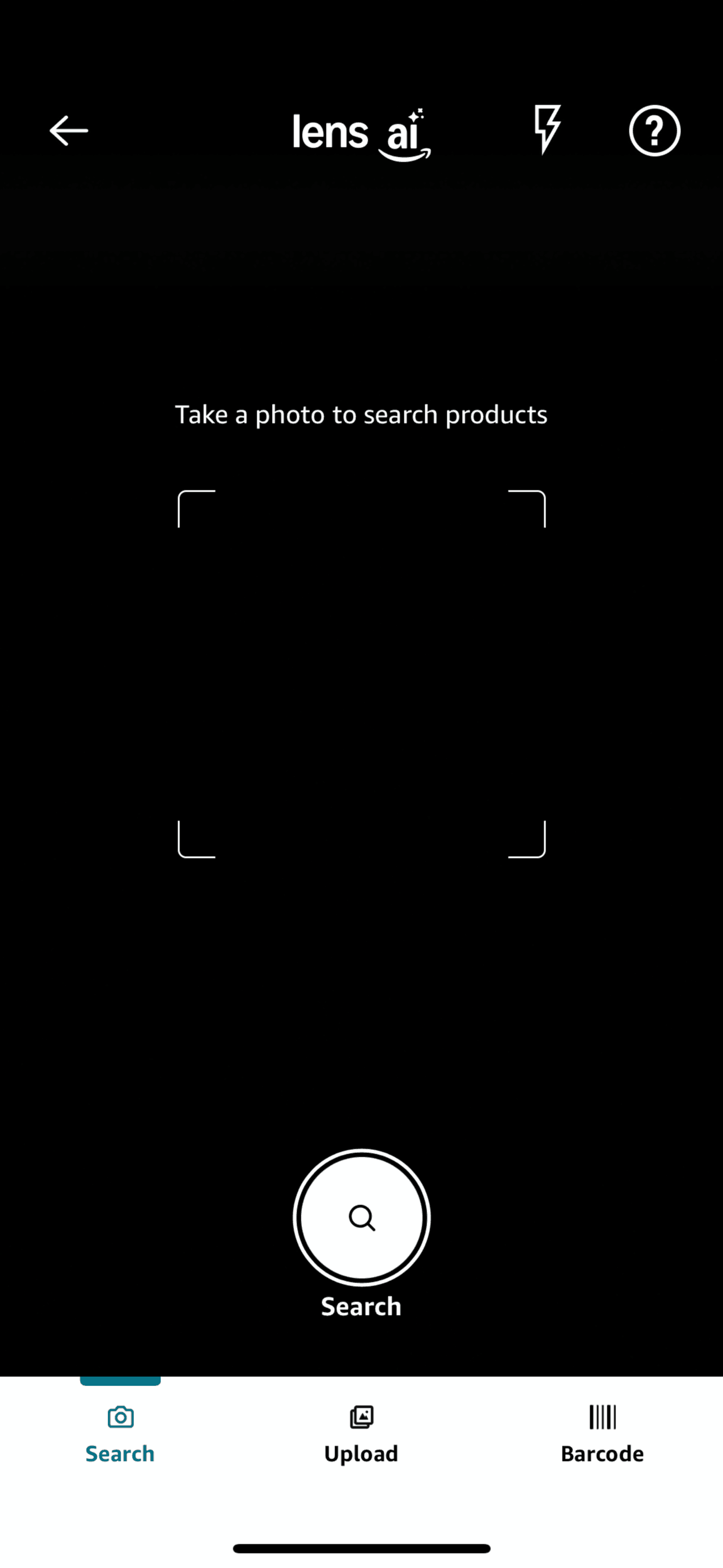 Search with camera on Amazon Shopping (ios) screen 2