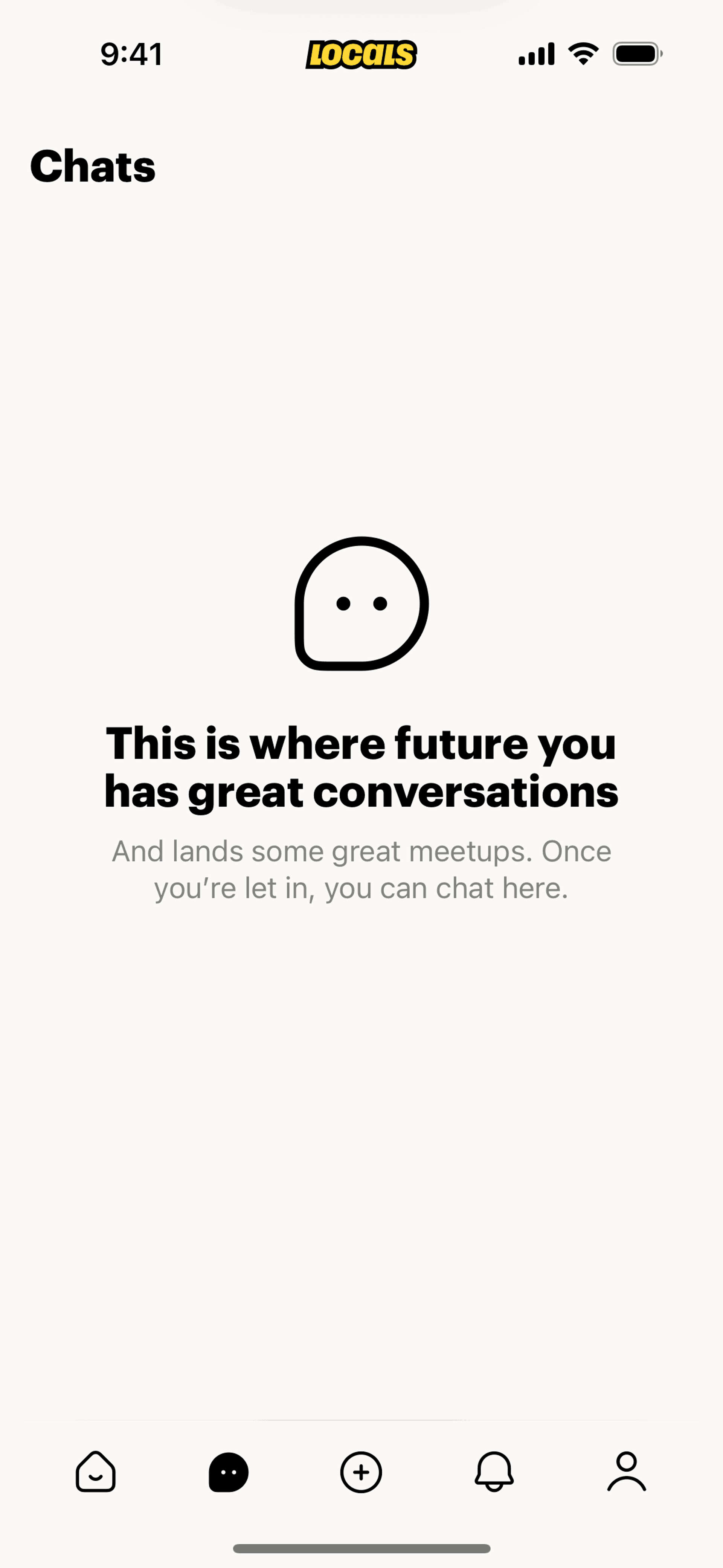 Locals iOS Social Networking interface screenshot 23
