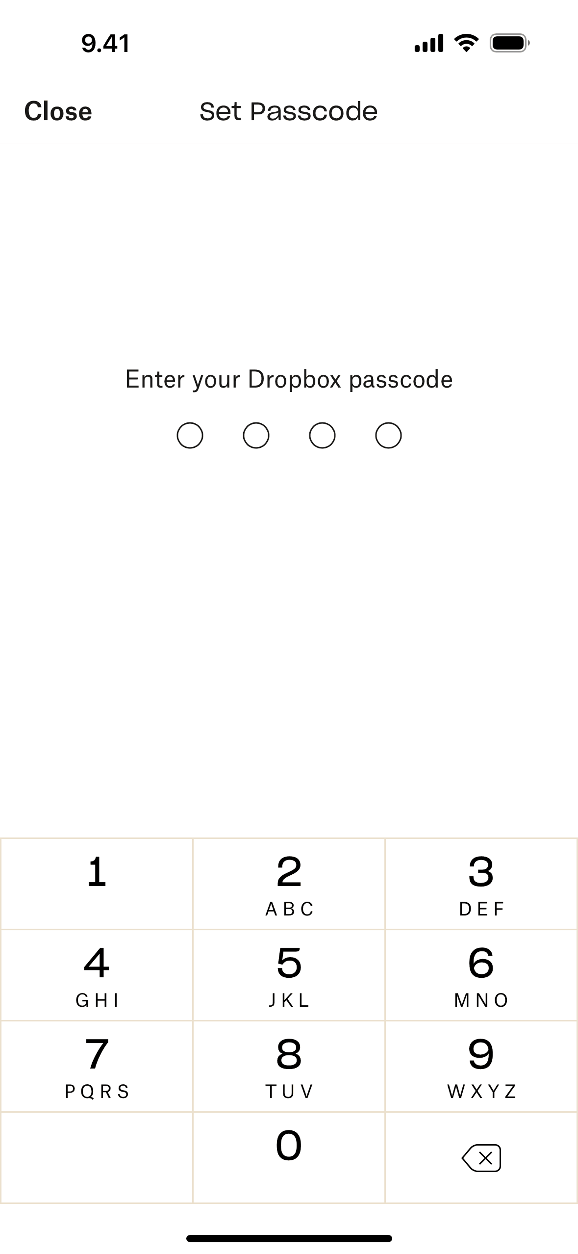 Dropbox iOS Productivity interface screenshot 24