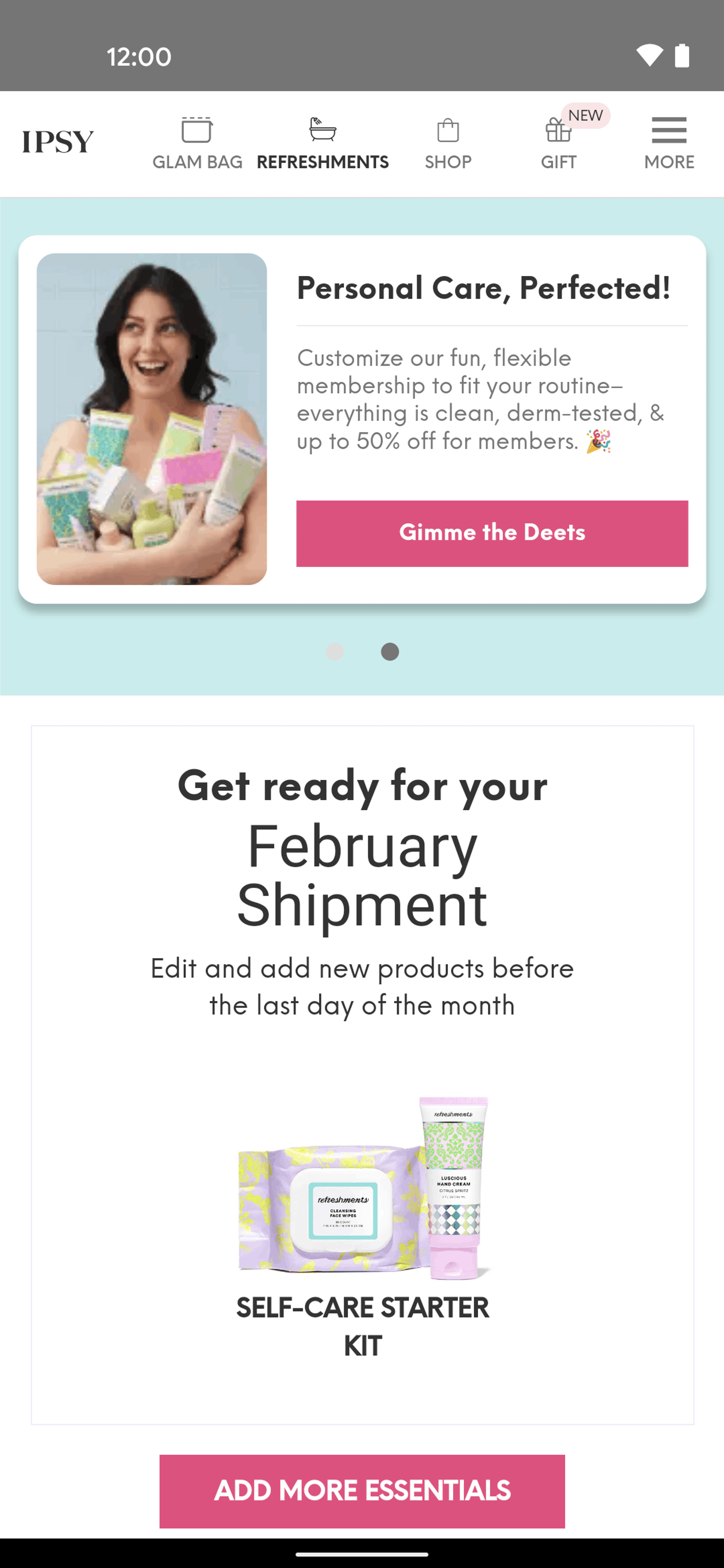 IPSY Android Shopping interface screenshot 8