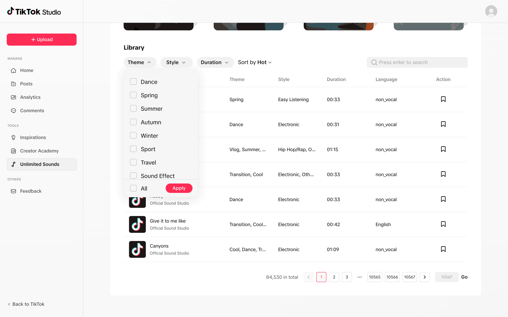 TikTok Web Social Networking interface screenshot 17