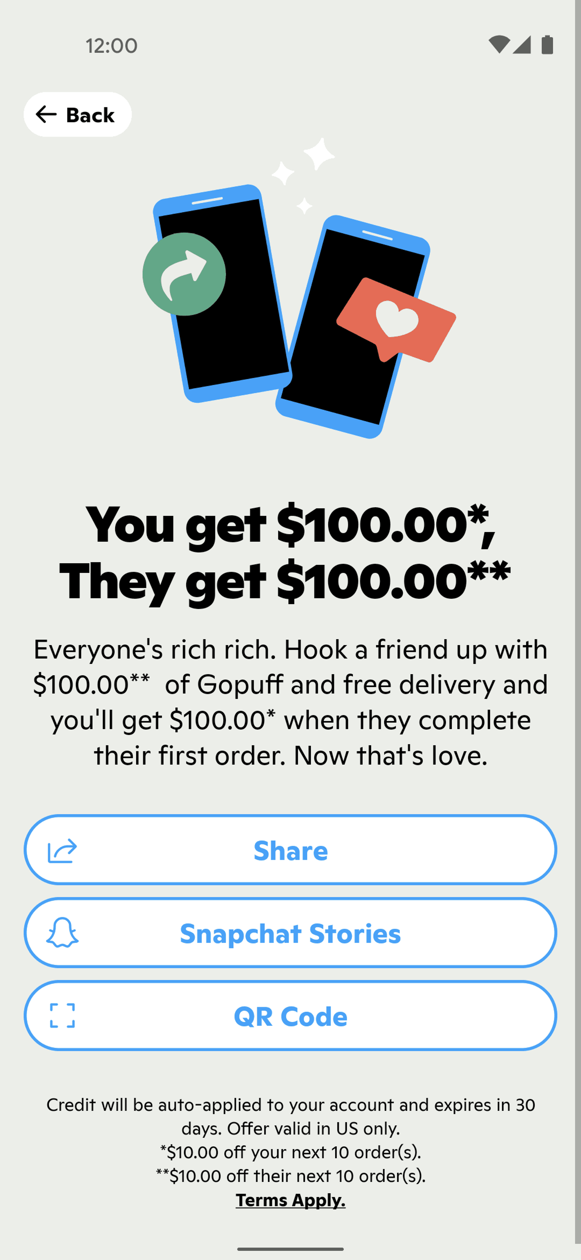 Gopuff Android Food & Drink interface screenshot 20