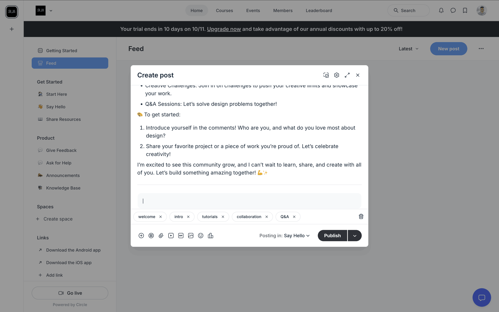 Circle Web Social Networking interface screenshot 16