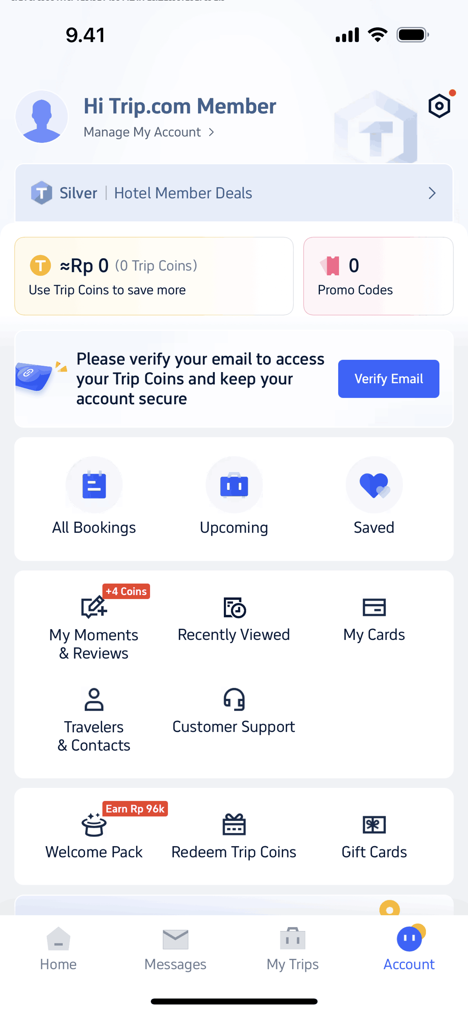 Trip.com iOS Travel & Transportation interface screenshot 10